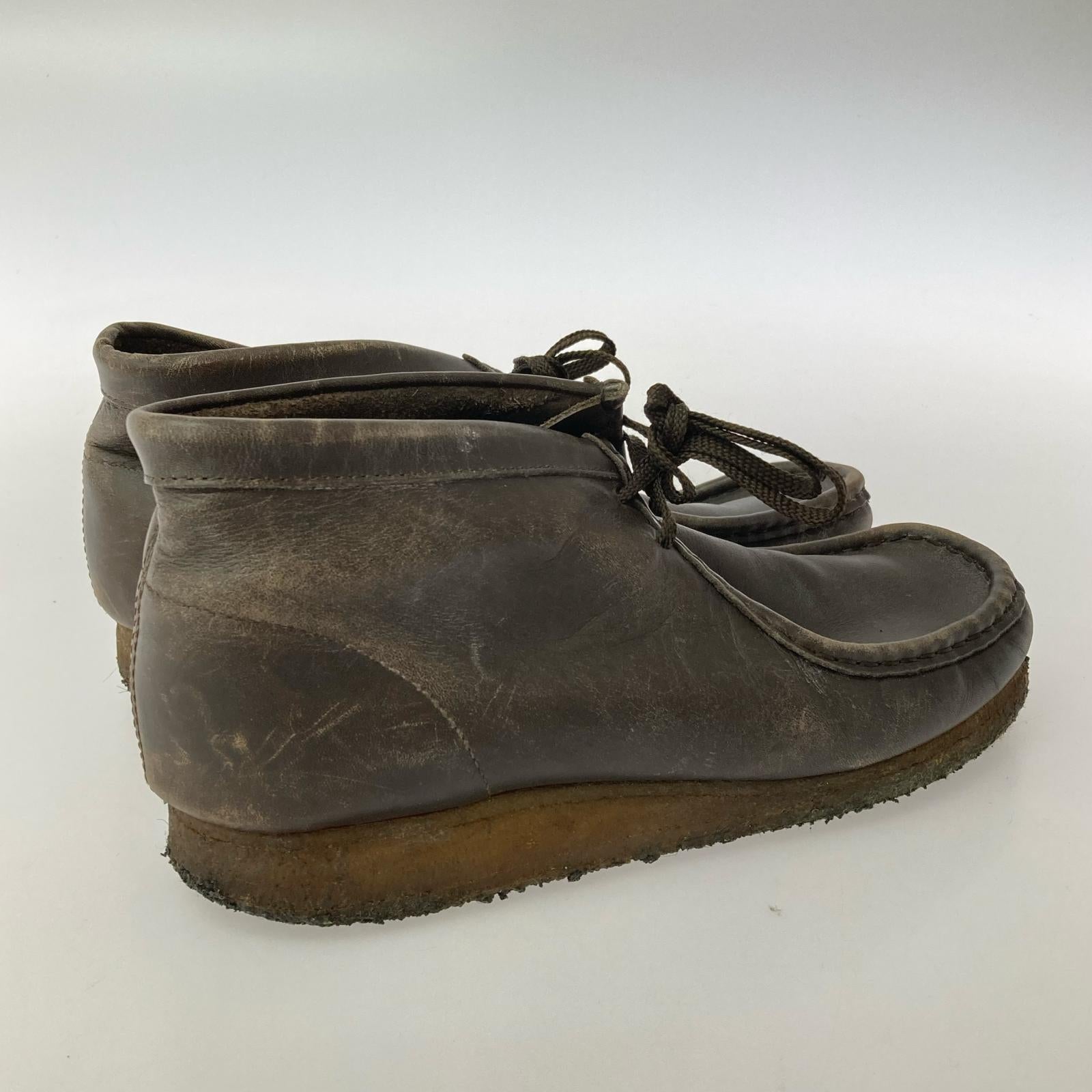 ブーツ Clarks LEATHER UPPER&LINING 26.0 ブラウン