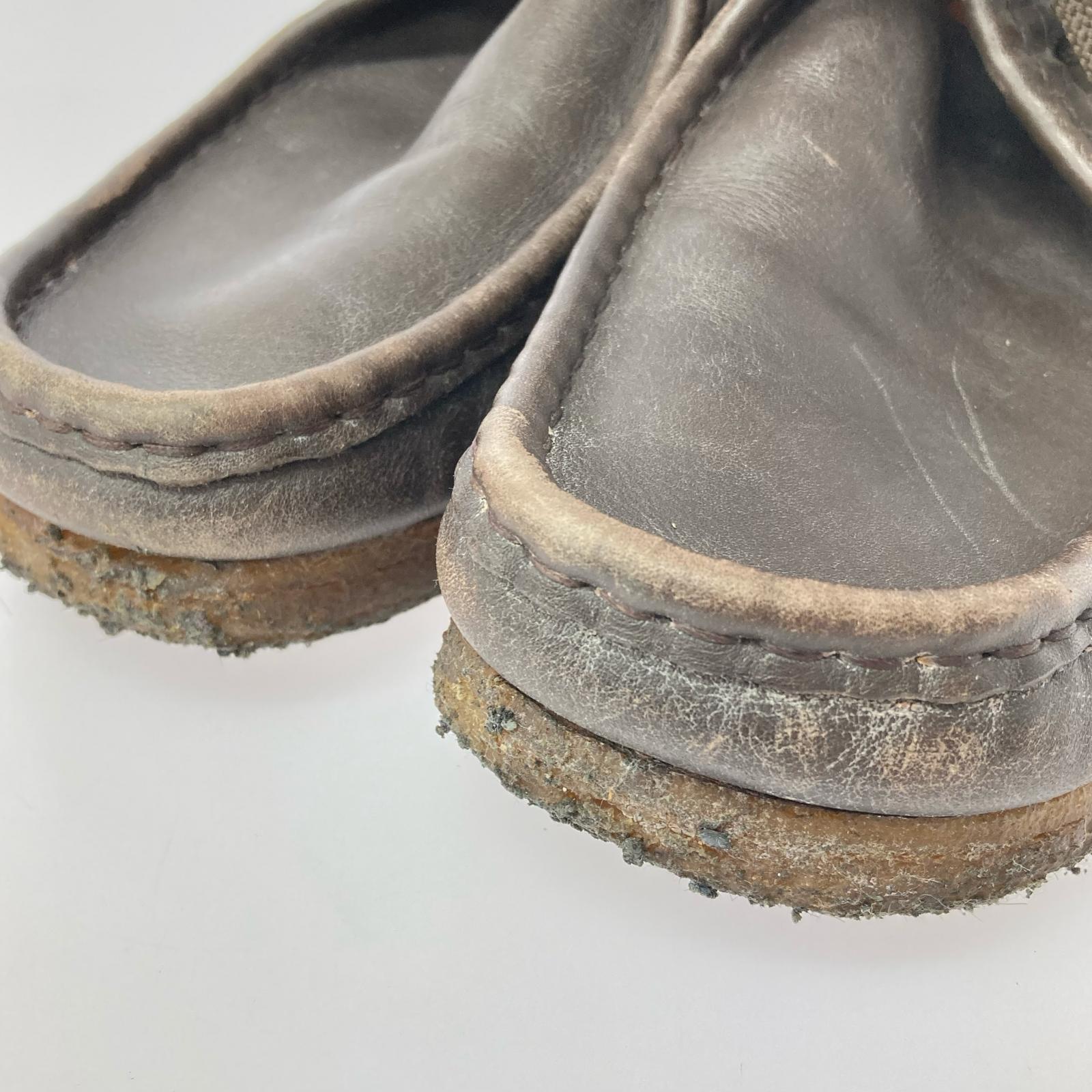 ブーツ Clarks LEATHER UPPER&LINING 26.0 ブラウン