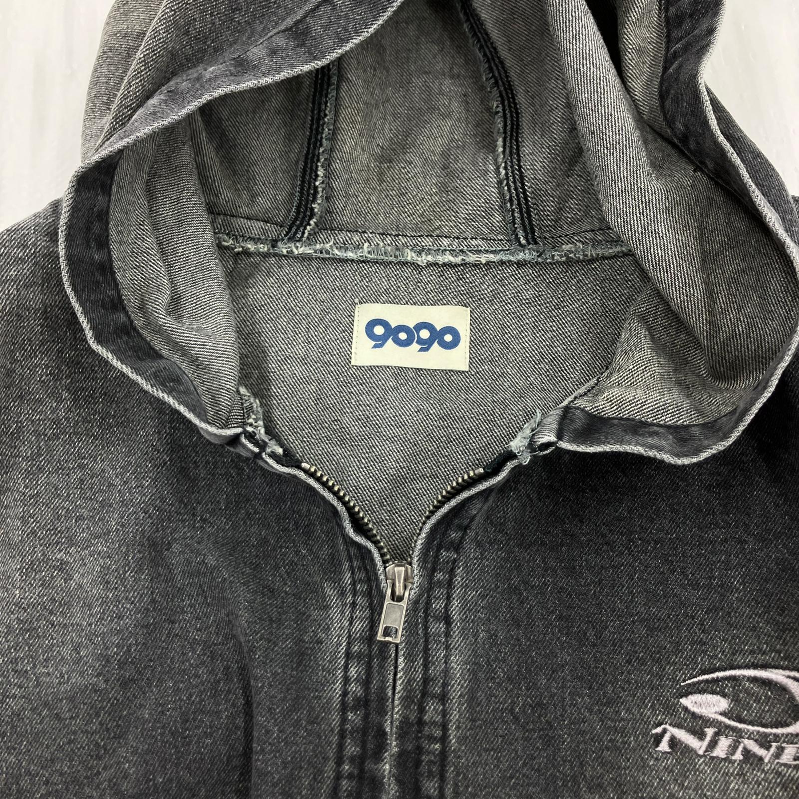 ジャケット Heisei Logo Denim Zip Hoodie M ブラック