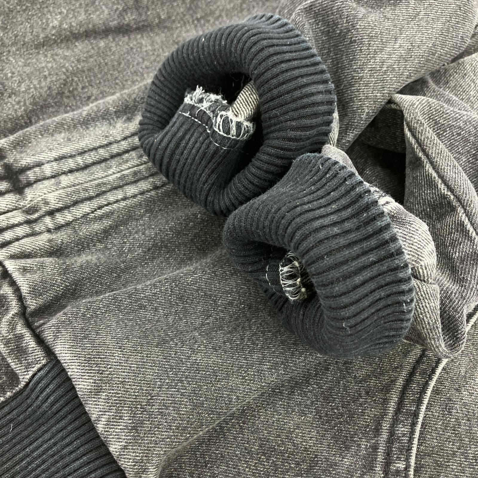 ジャケット Heisei Logo Denim Zip Hoodie M ブラック