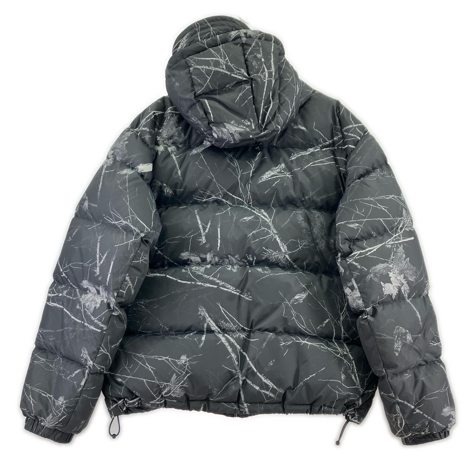 ダウンジャケット RIPSTOP HOODED DOWN JACKET リアルツリー 黒 (L) L ブラック