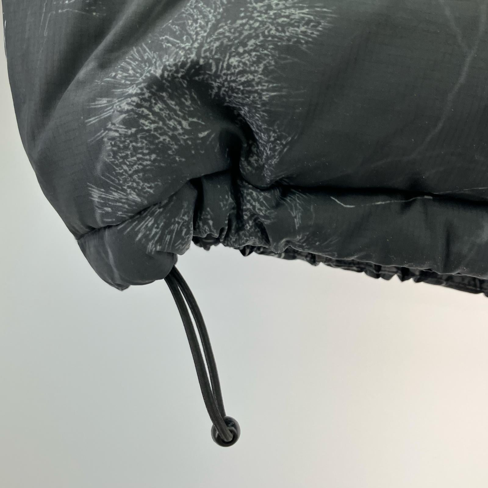 ダウンジャケット RIPSTOP HOODED DOWN JACKET リアルツリー 黒 (L) L ブラック