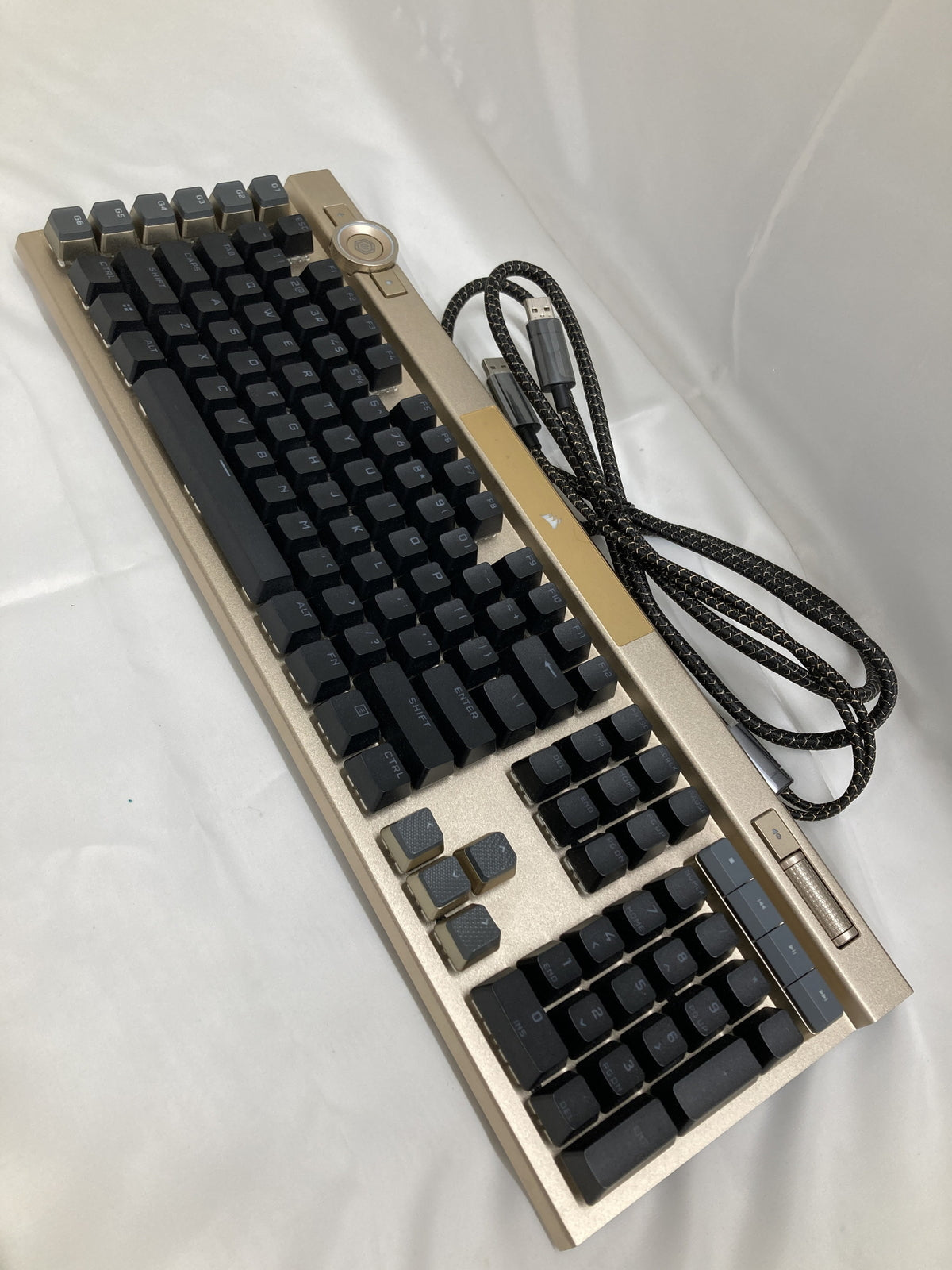 CORSAIR K100 RGB ゲーミングキーボード ゴールド K100 PC周辺機器