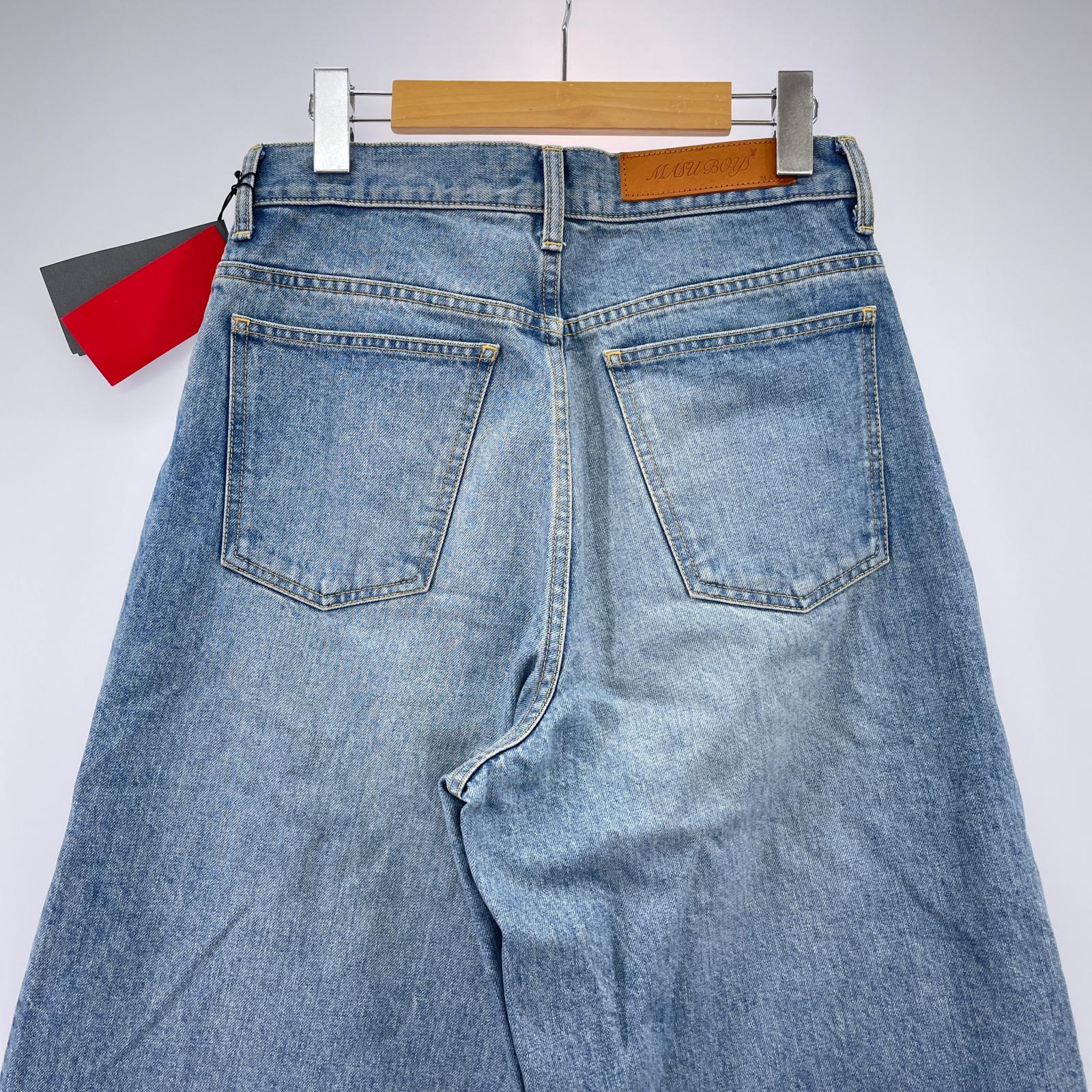 デニムパンツ BOYS EMBLEM BAGGY JEANS 44 インディゴ 44