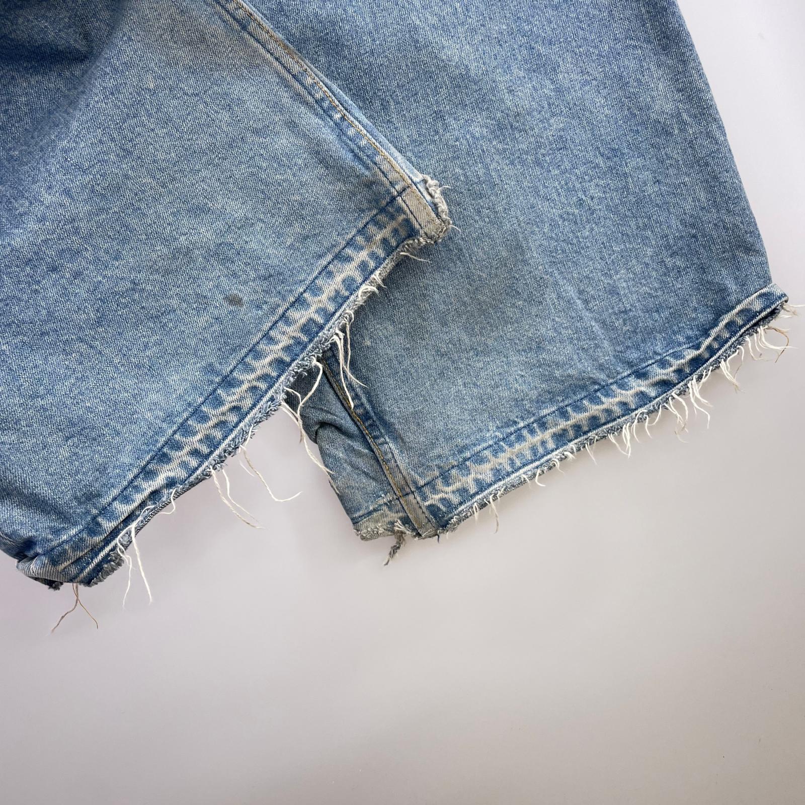 デニムパンツ BOYS EMBLEM BAGGY JEANS 44 インディゴ 44