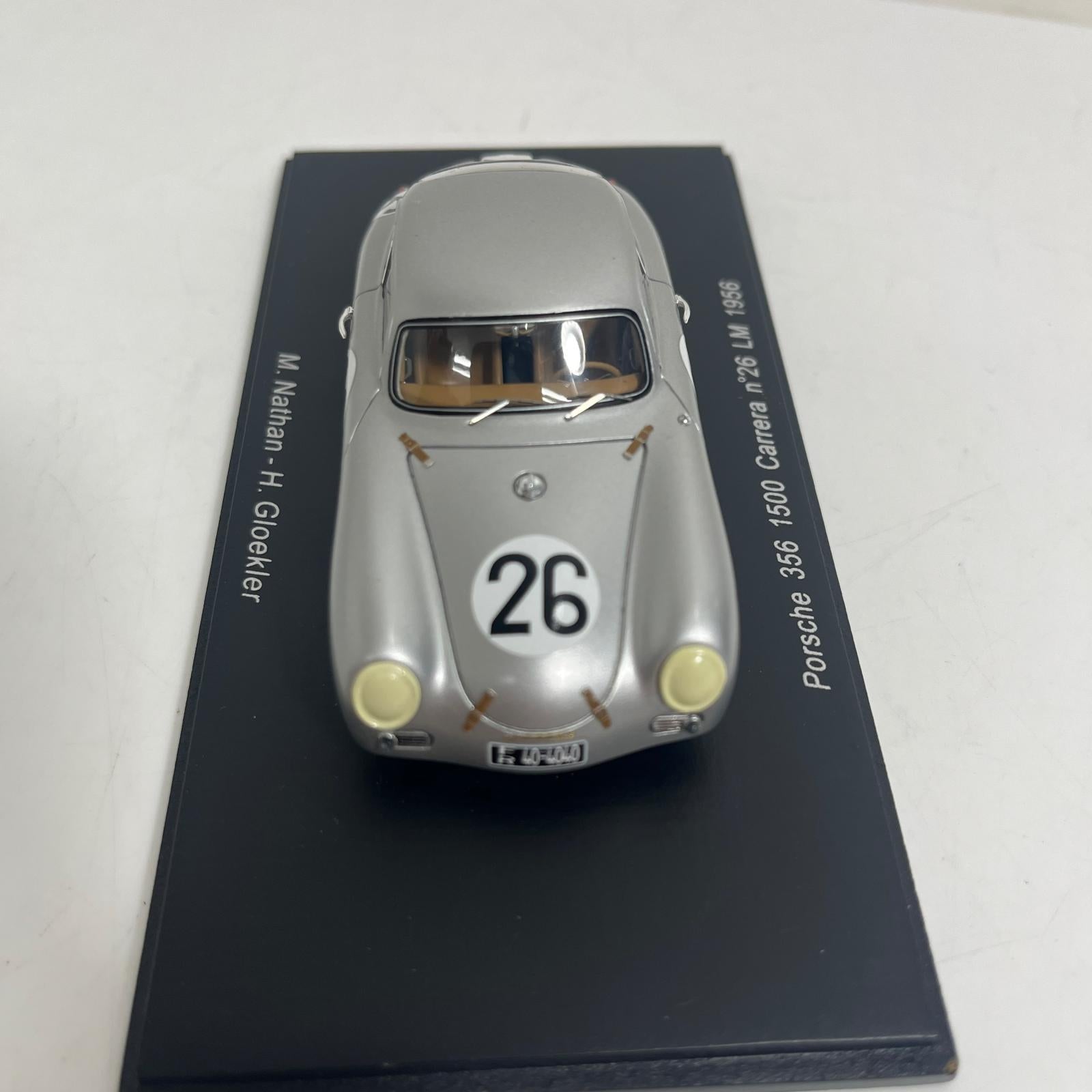 Porsche 356 1500 Carrera LM 1956 #26 Porsche 356 1500 Carrera LM 1956 #26 Spark スケールカー