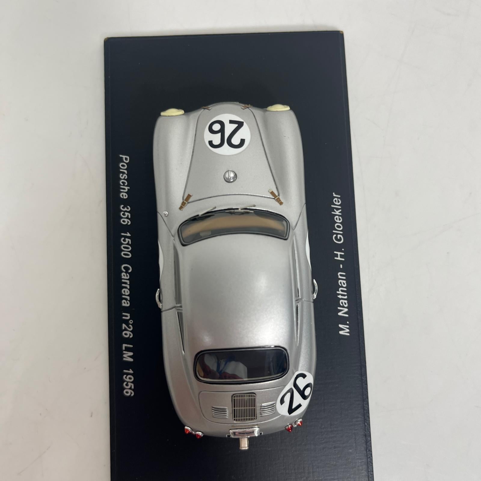 Porsche 356 1500 Carrera LM 1956 #26 Porsche 356 1500 Carrera LM 1956 #26 Spark スケールカー
