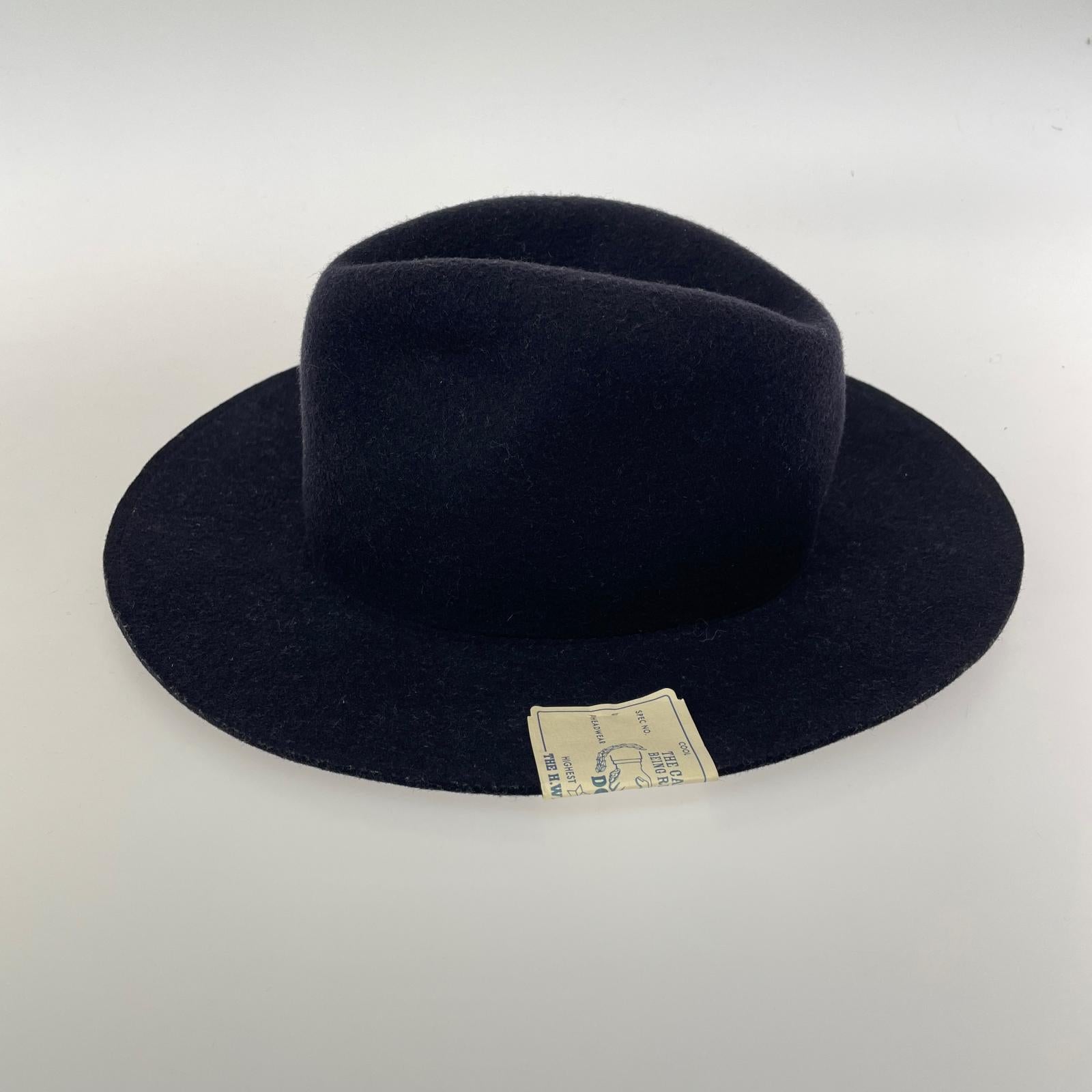 ハット THE H.W.DOG&CO. ウール 紺 38 ネイビー