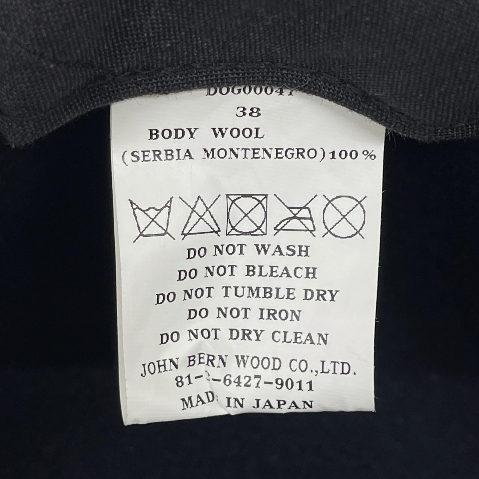 ハット THE H.W.DOG&CO. ウール 紺 38 ネイビー