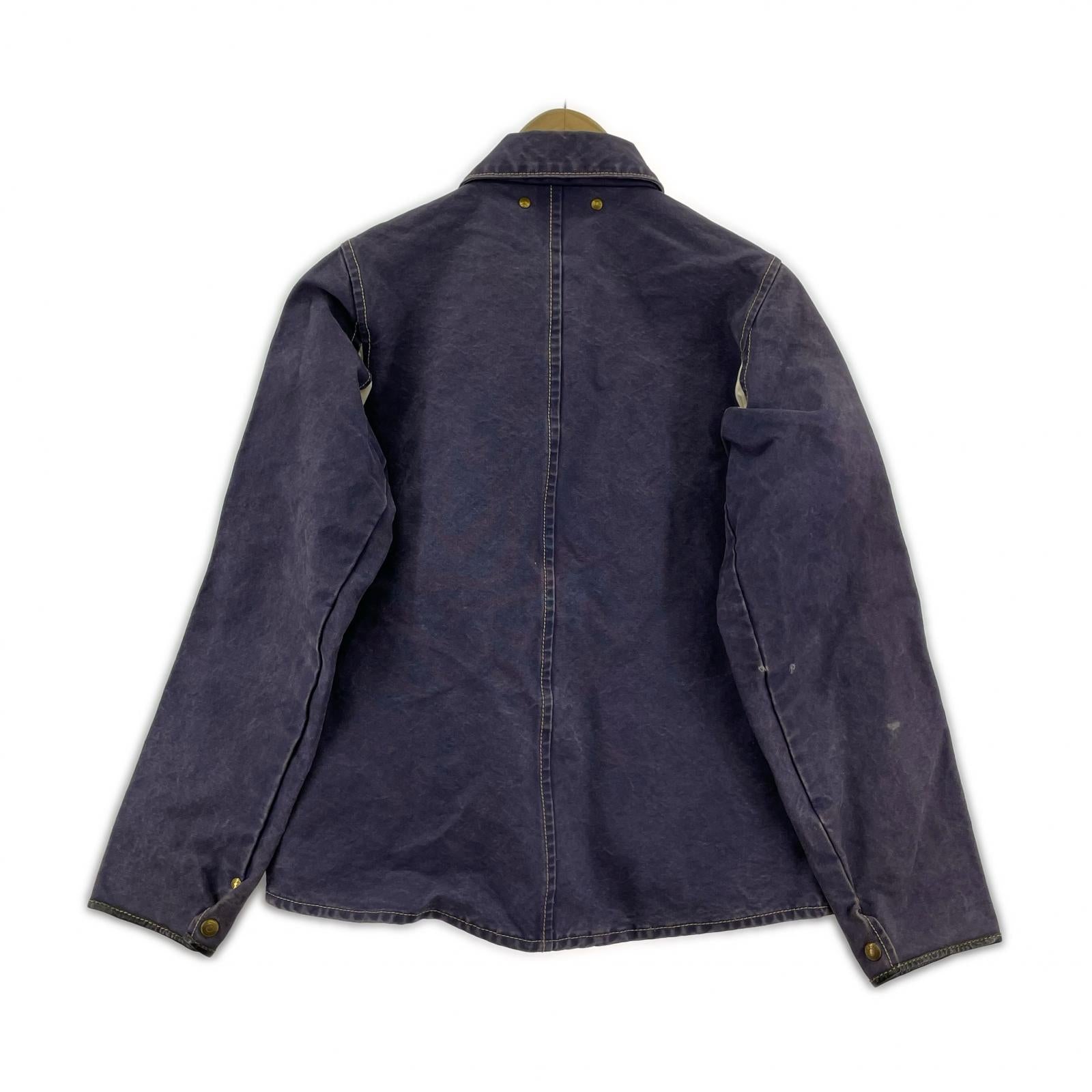 ジャケット レザーカバーオール NVY 36 ネイビー
