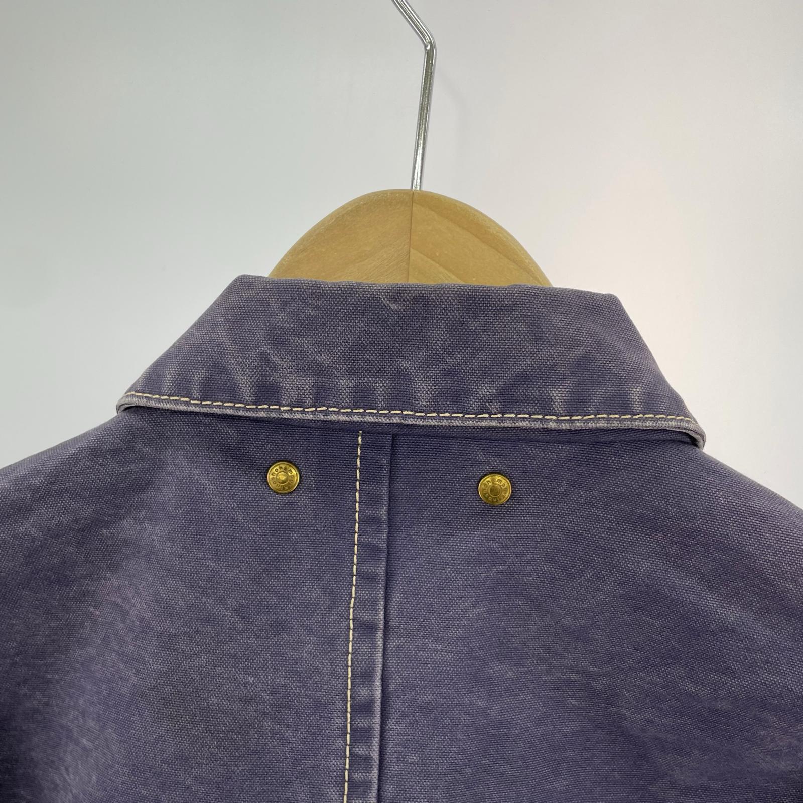 ジャケット レザーカバーオール NVY 36 ネイビー