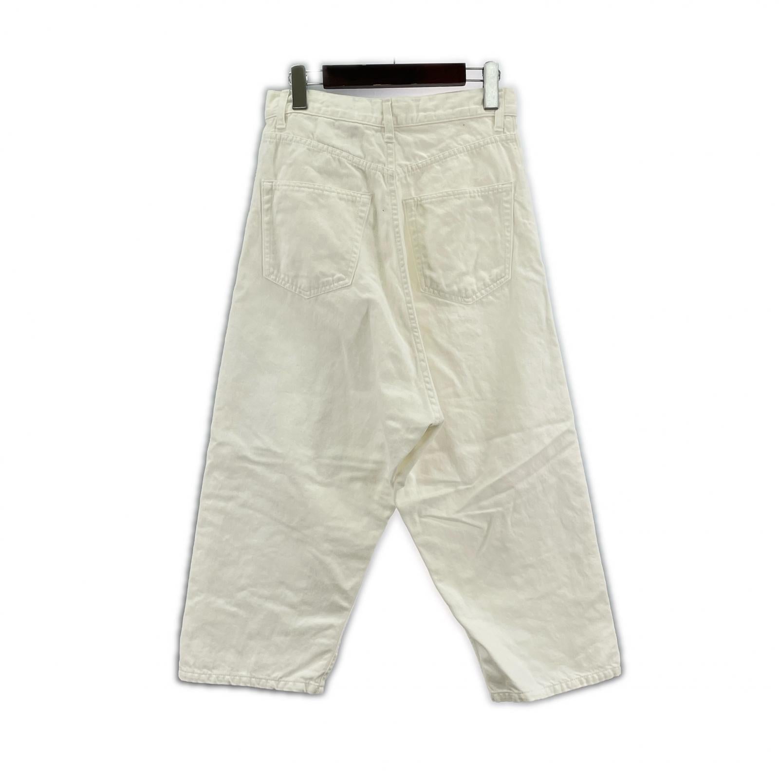 パンツ 白 サルエルパンツ XS ホワイト