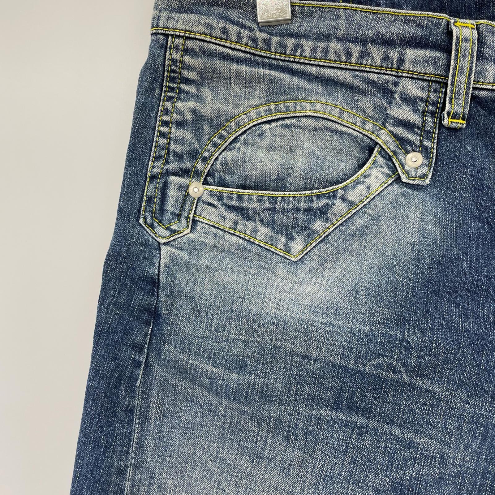 デニムパンツ サルエルデニムパンツ S ブルー