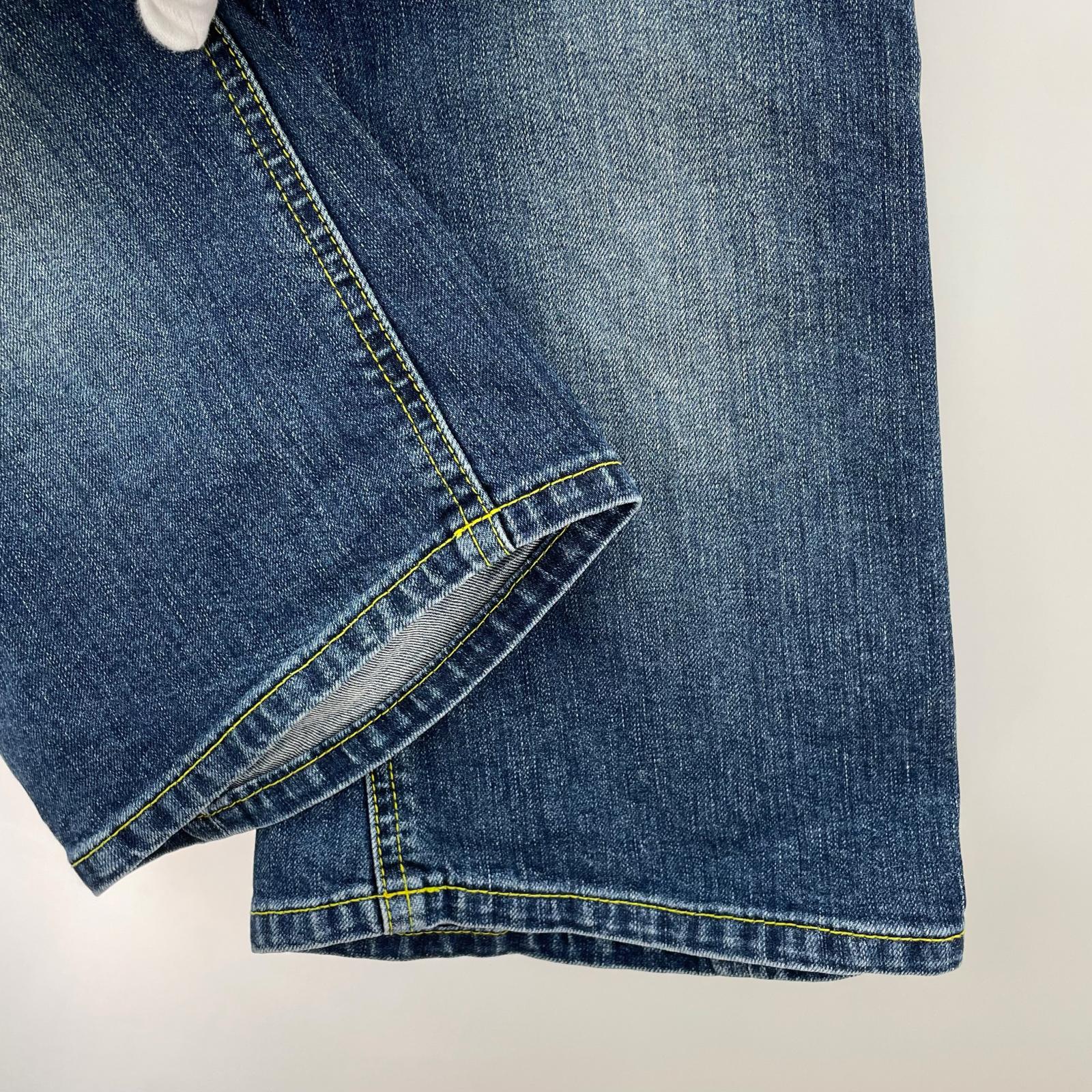 デニムパンツ サルエルデニムパンツ S ブルー