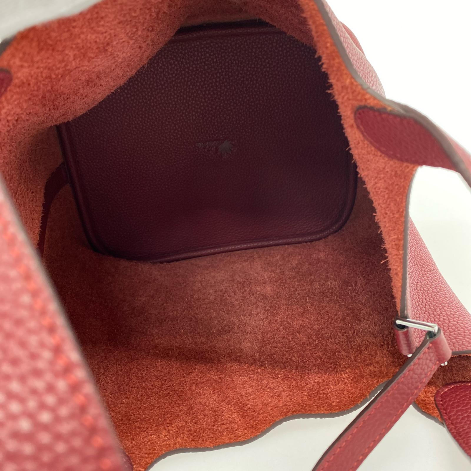 ハンドバッグ CESARE PACIOTTI 4US 4U aki& レザー ハンドバッグ 赤 レッド