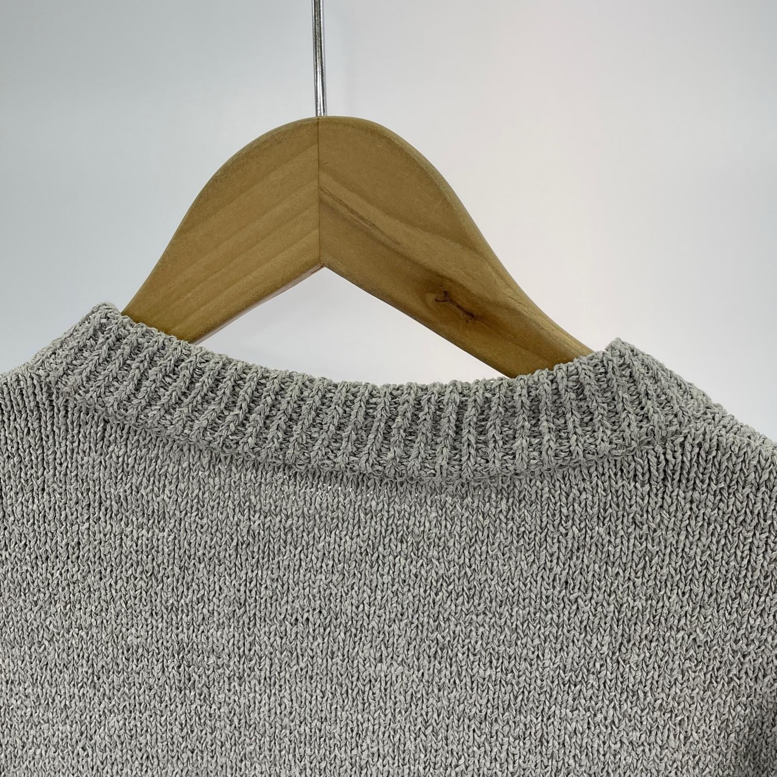 カーディガン sea room lynn PAPER KNIT BASIC グレー