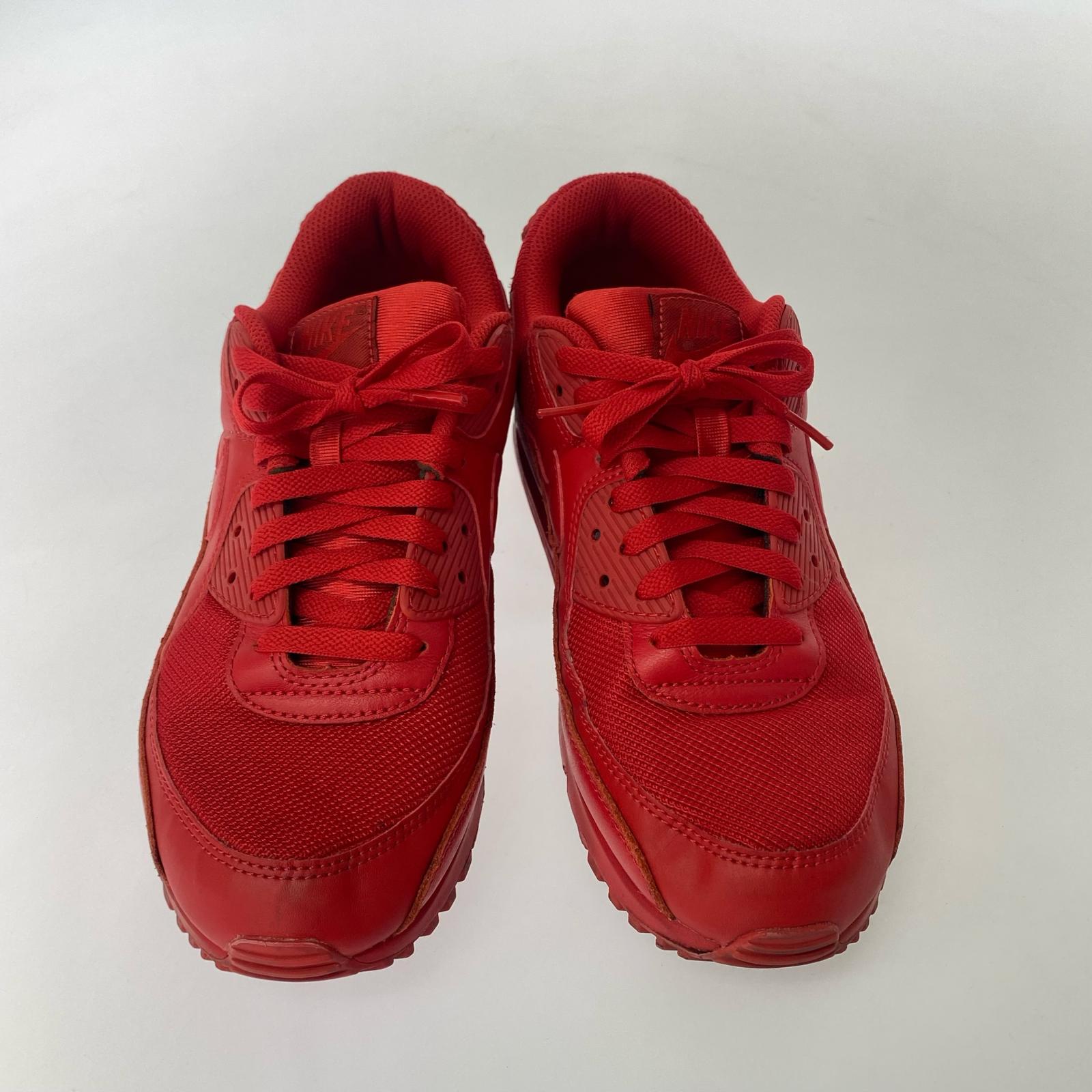 スニーカー Air Max 90 RED 27.5cm 27.5cm (US9 1/2 UK9 EU45) レッド
