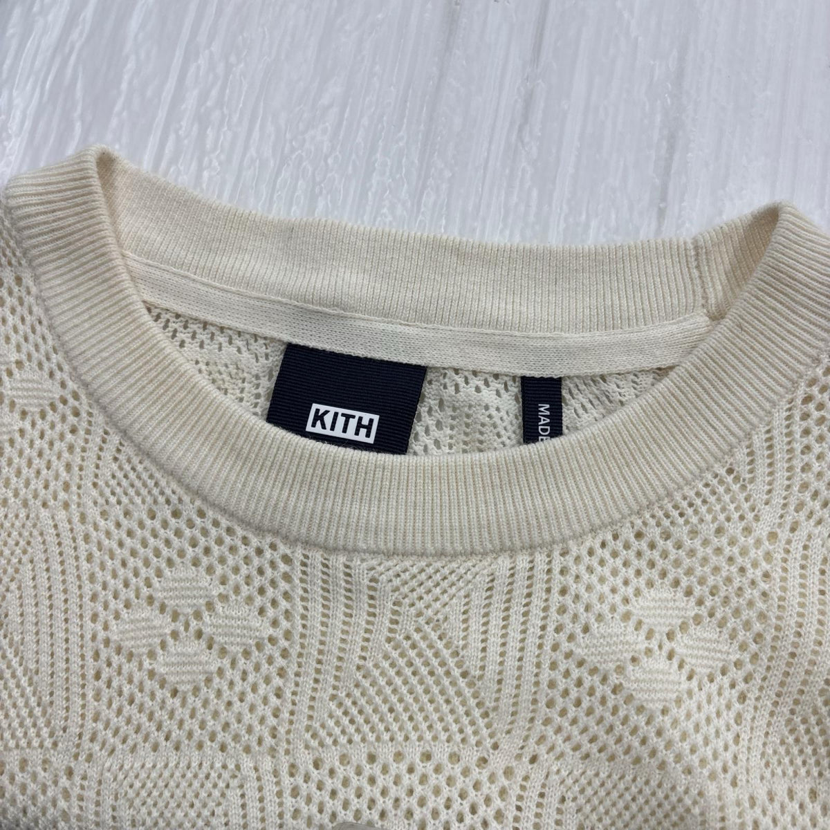 半袖Ｔシャツ SHORT SLEEVE KNIT SIZE:XL WHITE ホワイト