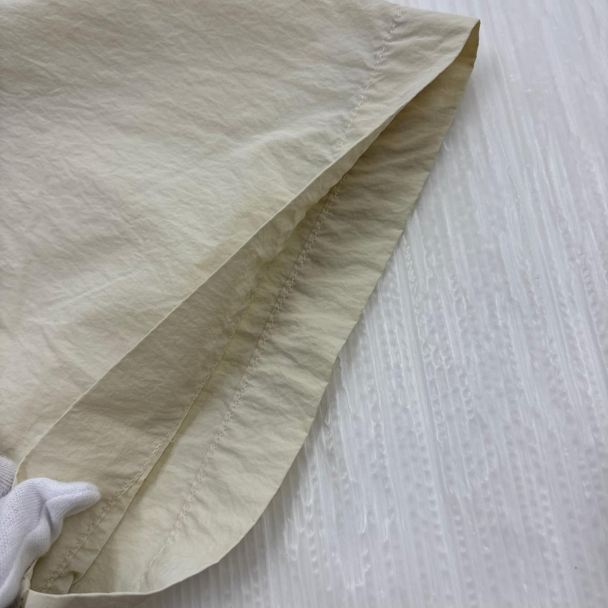 半袖シャツ ZIP UP S/S SHIRT WHITE SIZE:XL ホワイト