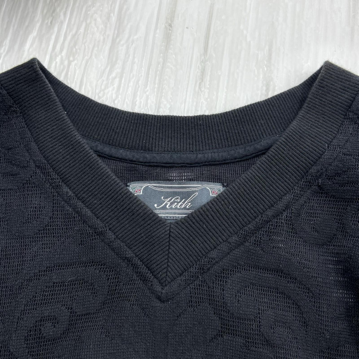 半袖Ｔシャツ S/S Baroque V NECK TEE BLACK SIZE:XL ブラック