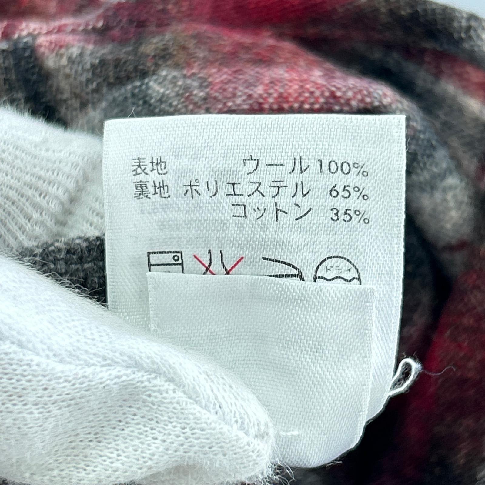 長袖シャツ 90s~ チェック 赤（L） L