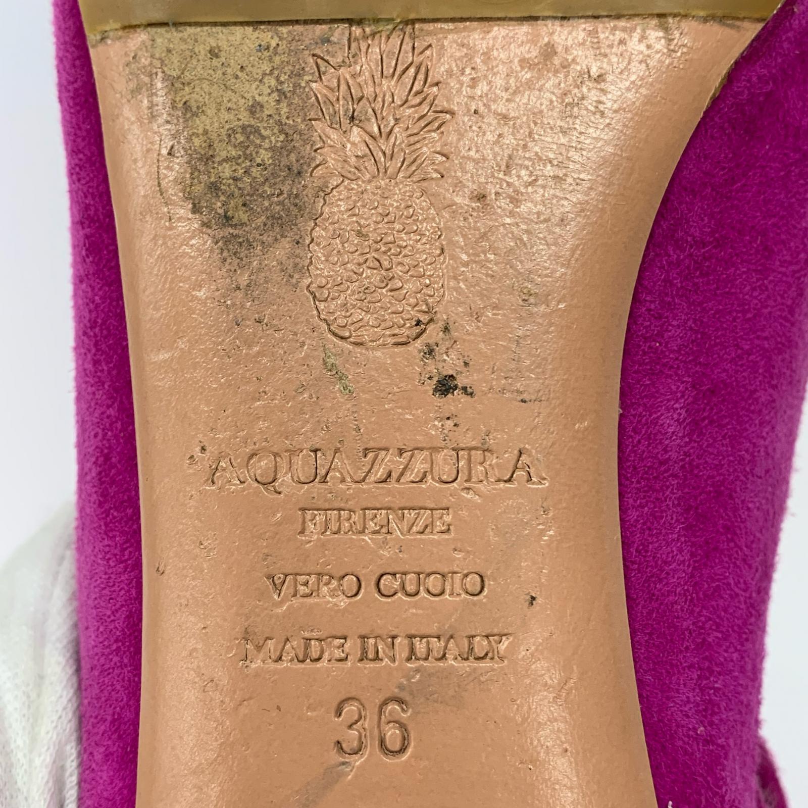 シューズ Aquazzura 紫（36） 36 ピンク
