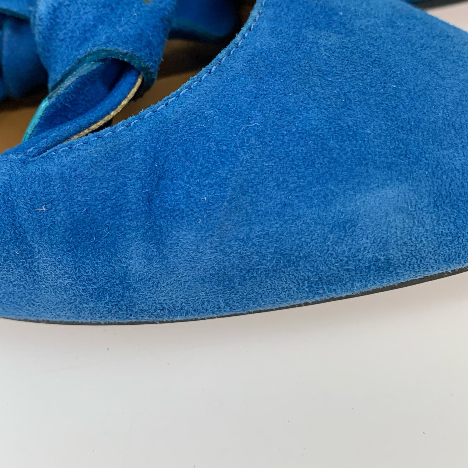 シューズ Aquazzura 青（36） 38 ブルー