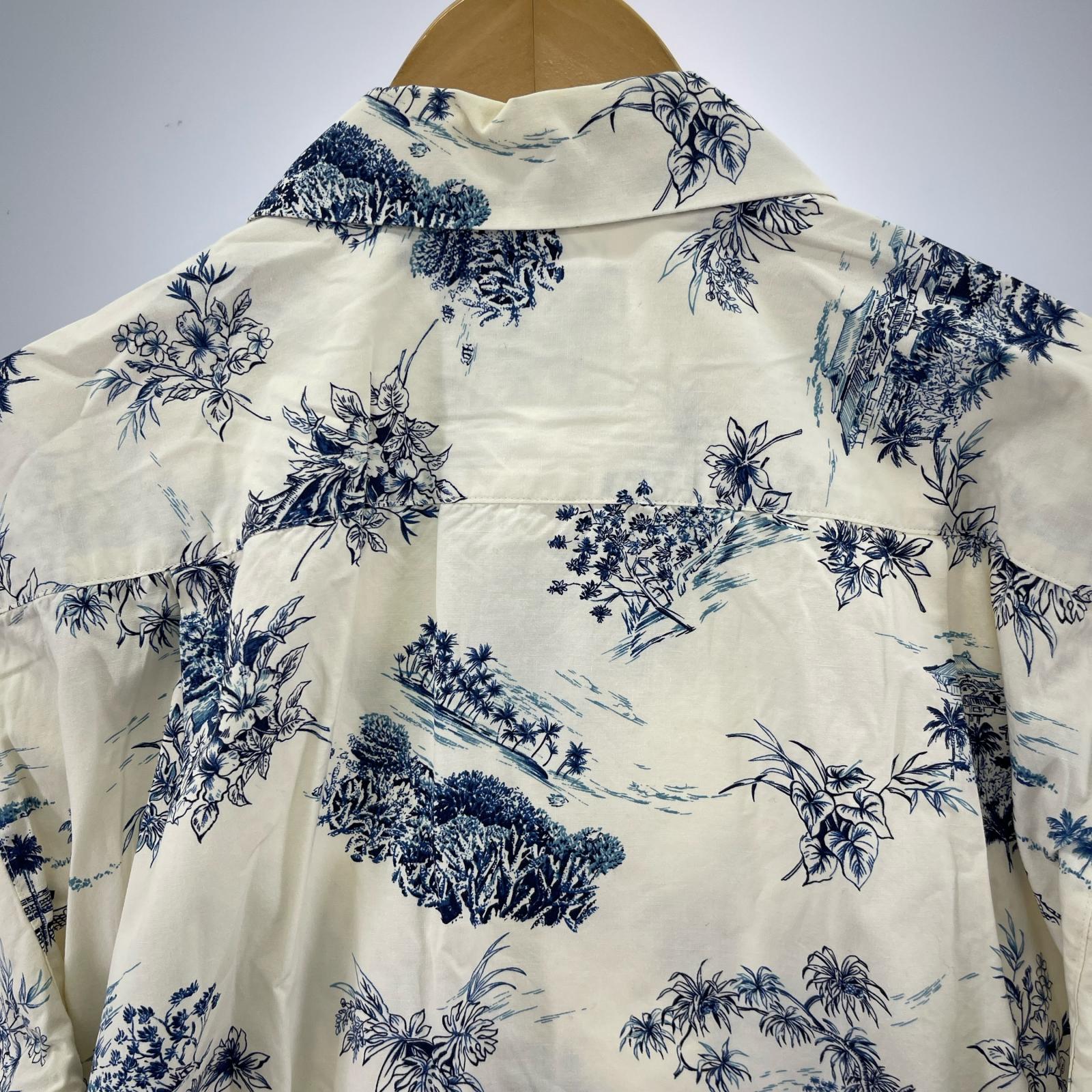 半袖シャツ PAIKAJI Cotton Aloha Shirt L WHT L ホワイト