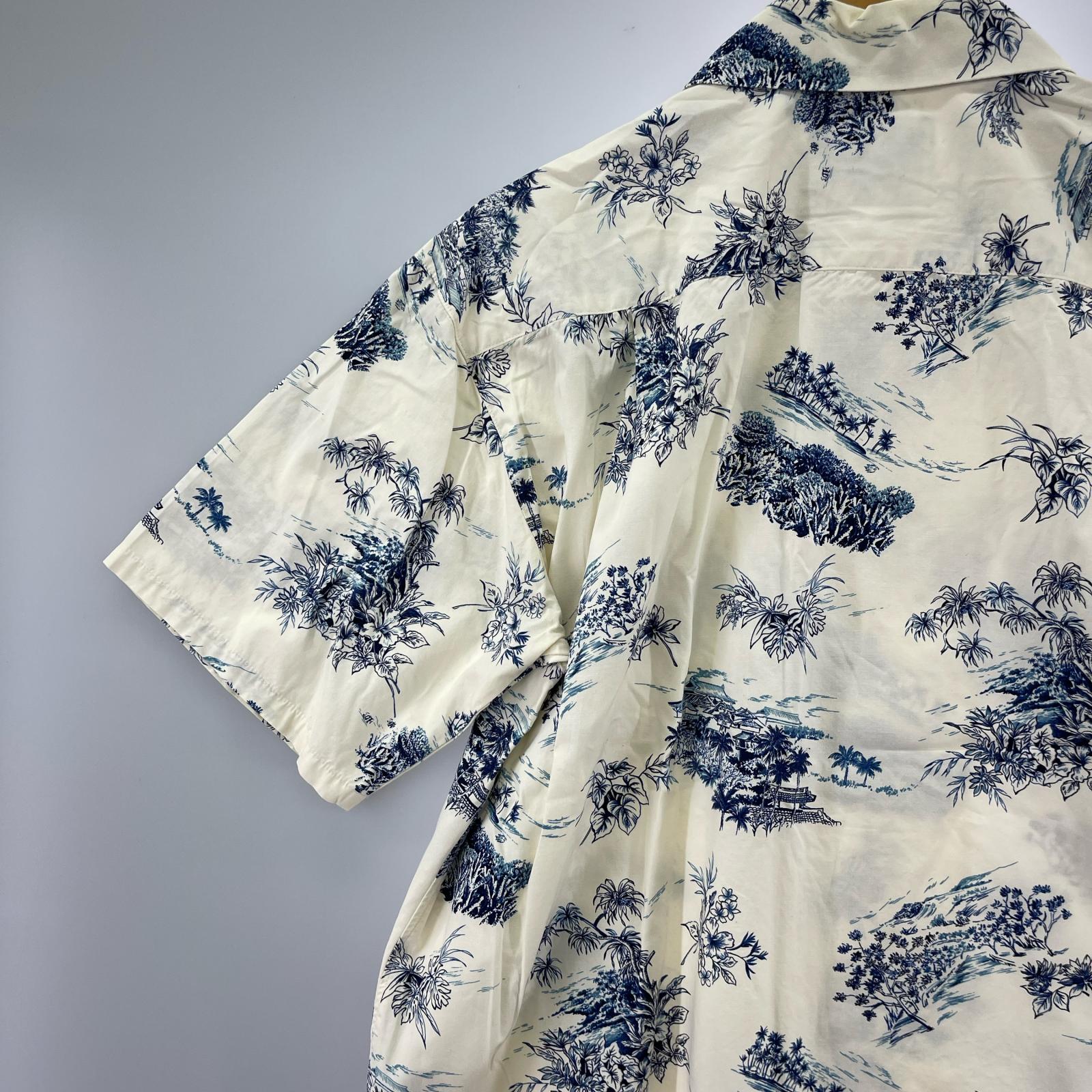 半袖シャツ PAIKAJI Cotton Aloha Shirt L WHT L ホワイト