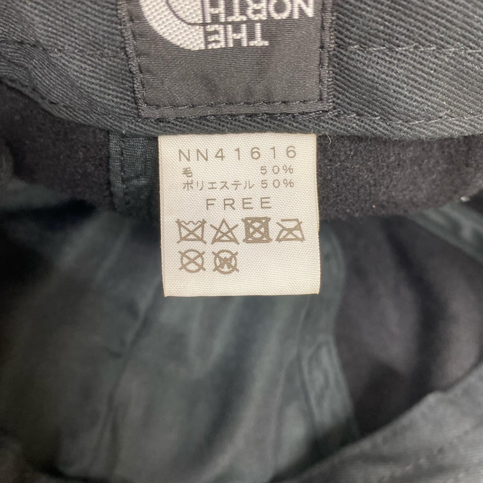 キャップ TNFロゴフランネルキャップ ブラック ブラック