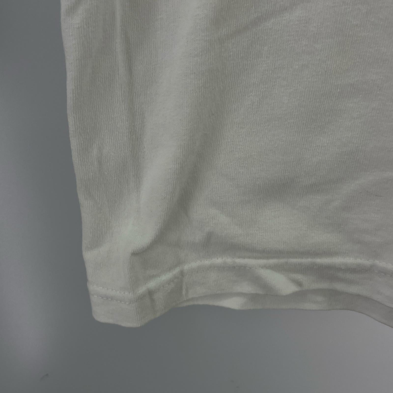 長袖Ｔシャツ 袖プリント L/Sカットソー ホワイト ホワイト