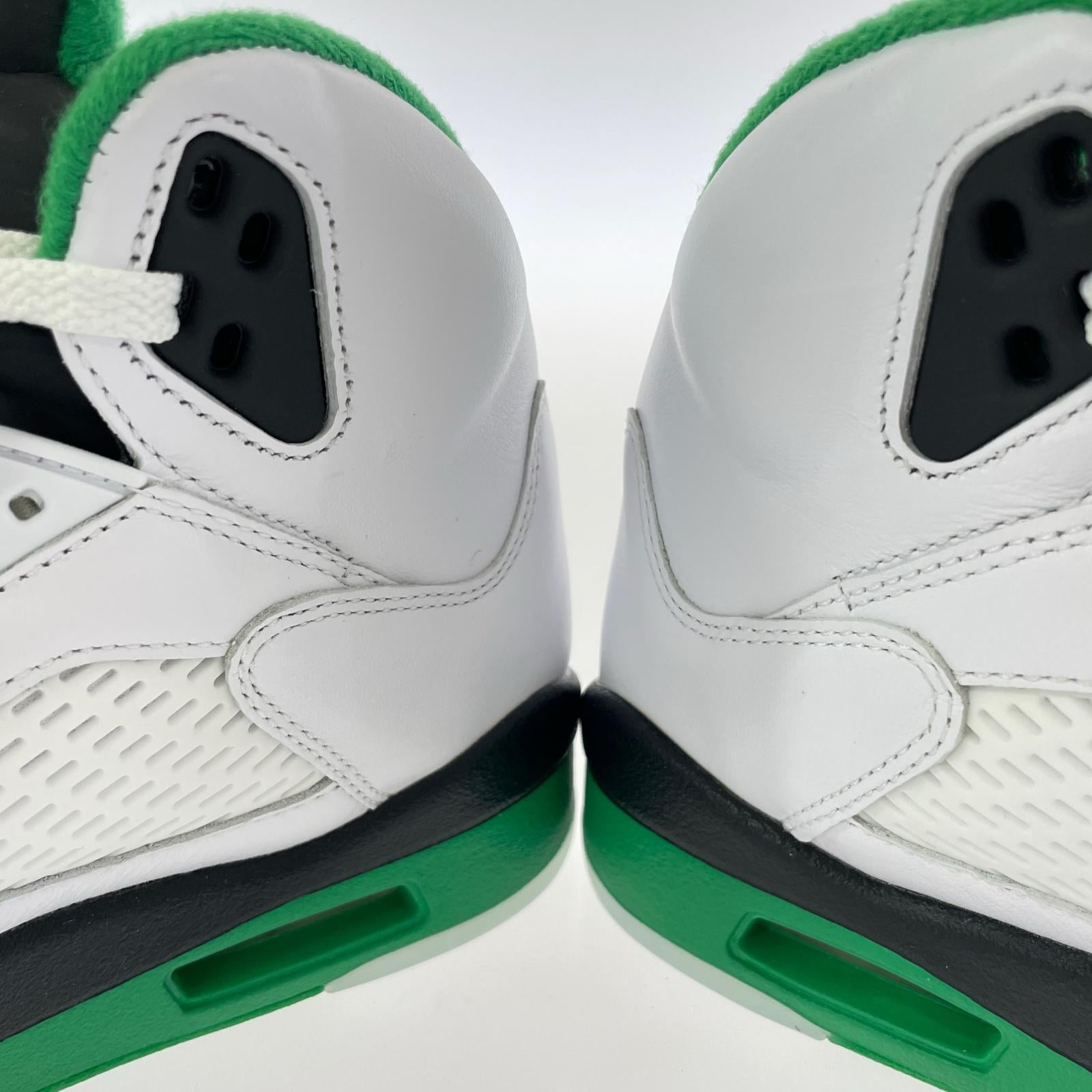 スニーカー WOMEN'S AIR JODAN 5 LUCKY GREEN 25.5cm 25.5cm (US7 1/2 UK7 EU41) ホワイト