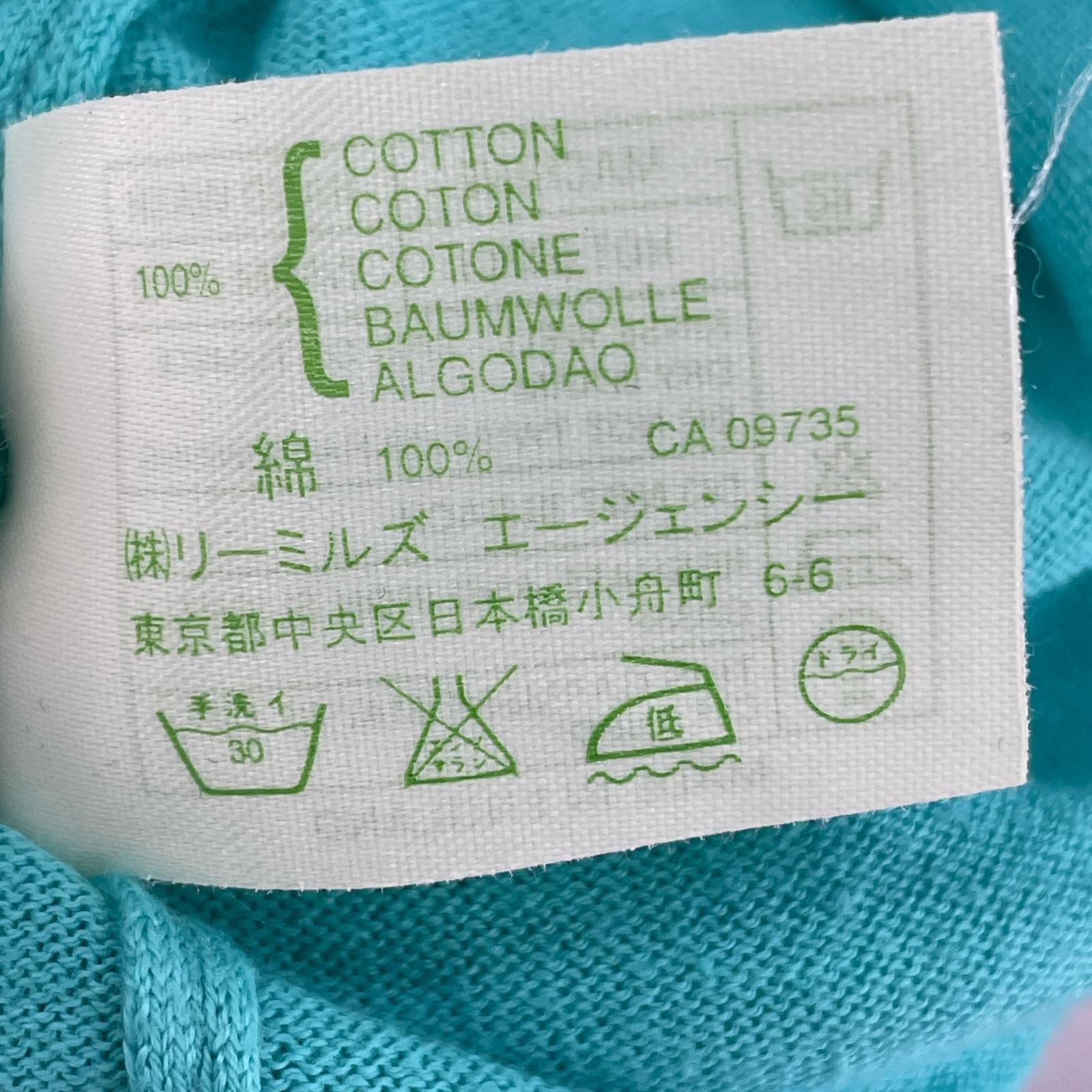 ポロシャツ 英国製 S/S ポロシャツ BLU S ブルー
