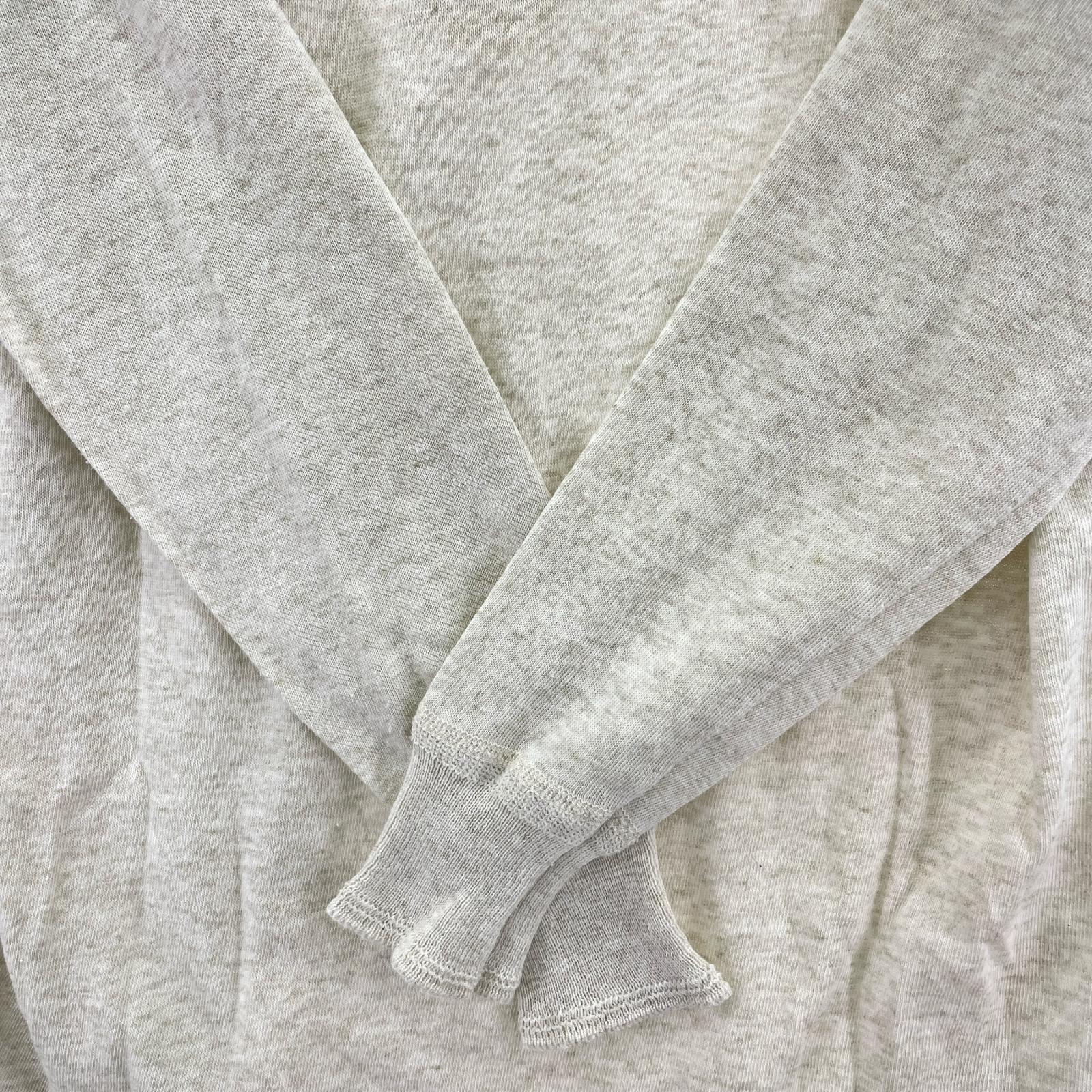長袖Ｔシャツ Merzb.Schwanen ヘンリーネック ハーフボタン L/S Tee 4 4 ホワイト