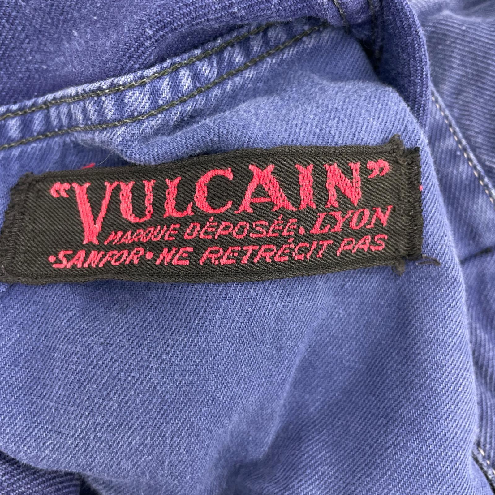 パンツ 40-50s ユーロ VULCAIN ワークパンツ BLU ブルー