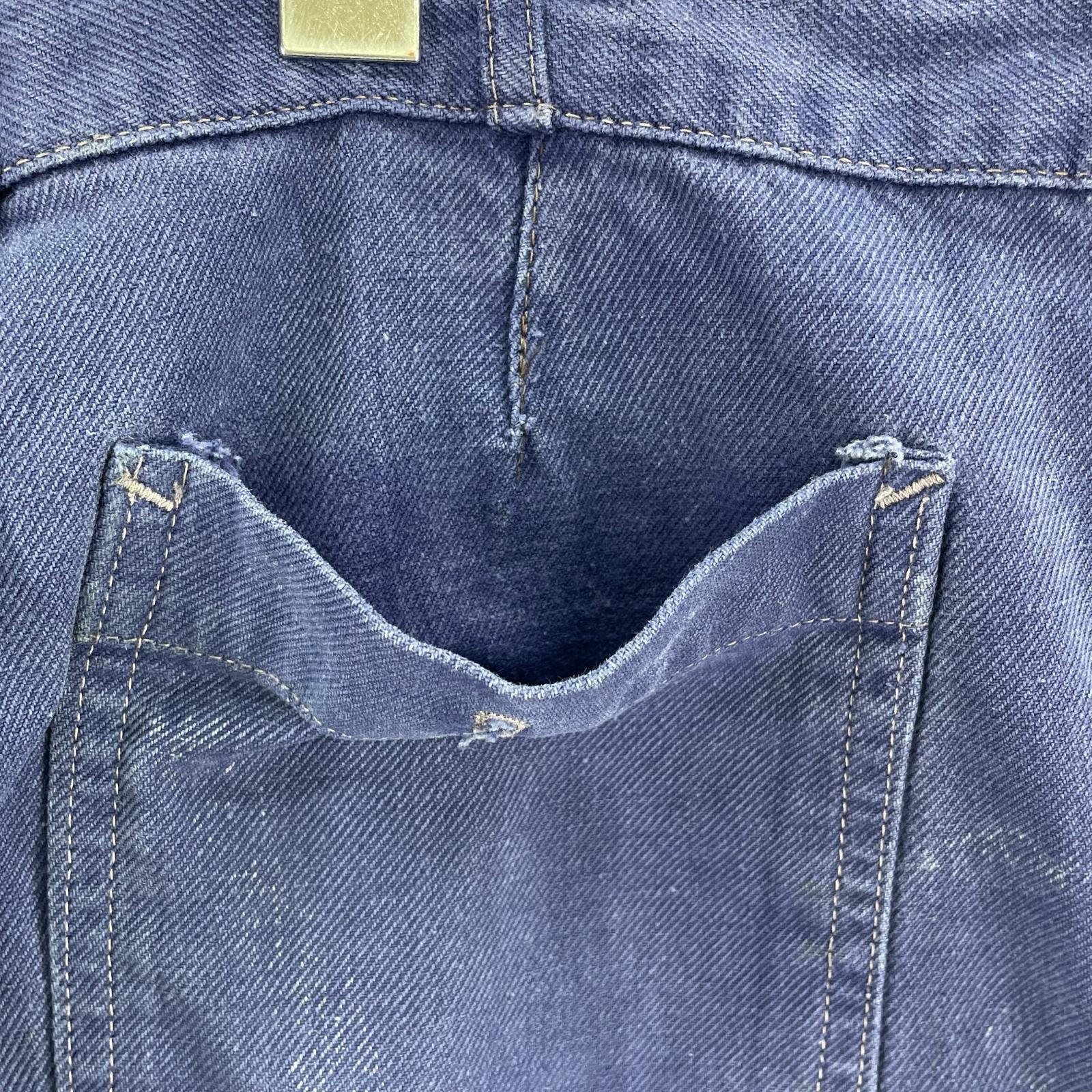 パンツ 40-50s ユーロ VULCAIN ワークパンツ BLU ブルー