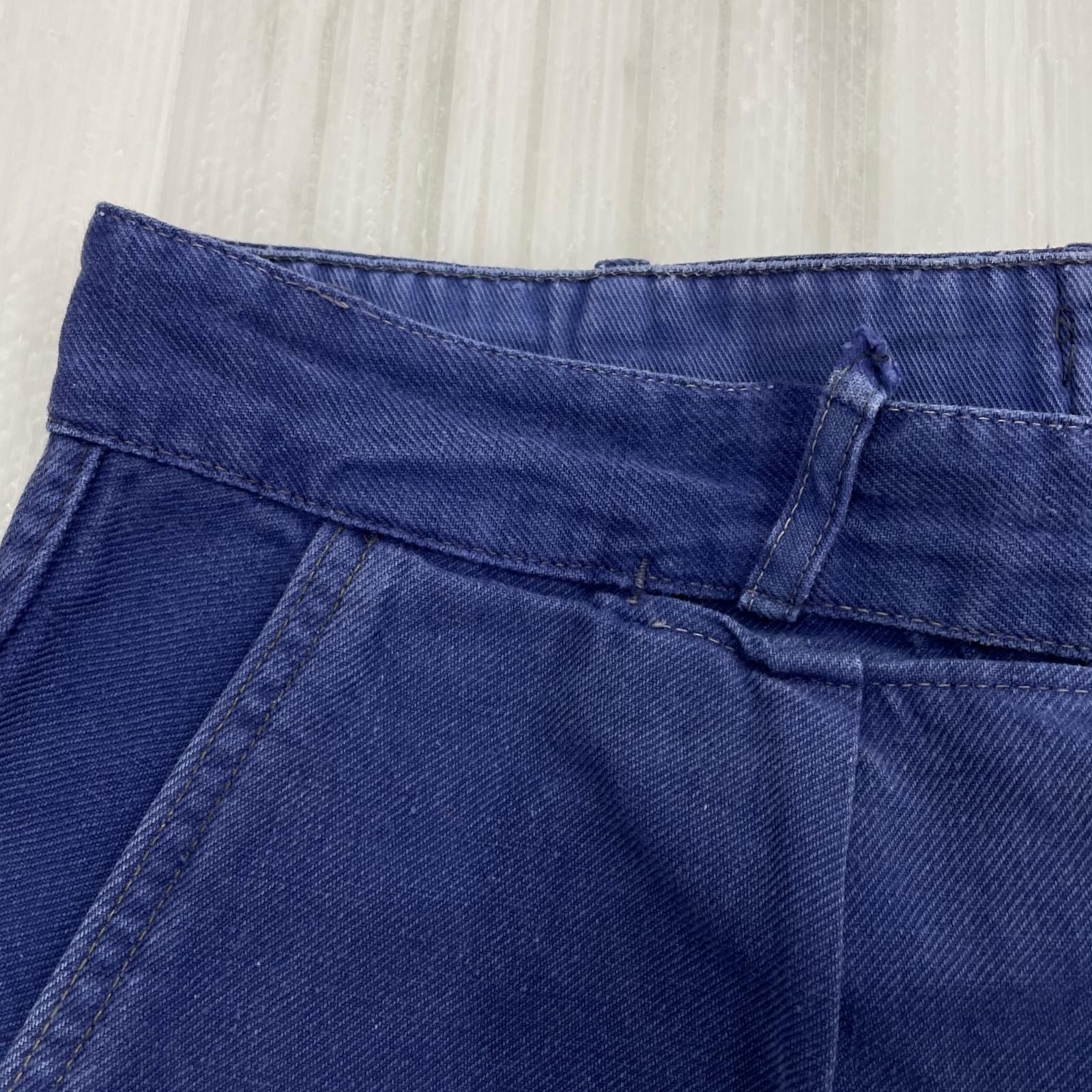 パンツ 40-50s ユーロ VULCAIN ワークパンツ BLU ブルー