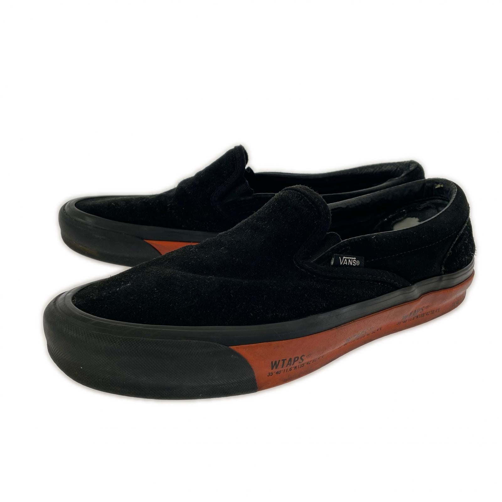 スニーカー ×VANS スリッポン BLK 28.5cm 28.5cm (US10 1/2 UK10 EU47) ブラック