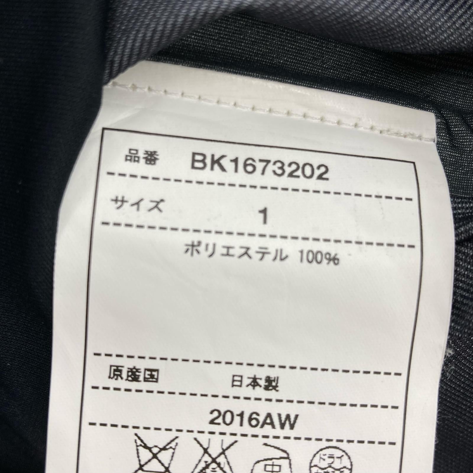 テーラードジャケット 16AW SAITOS LAPEL JACKET 1 1 ブラック