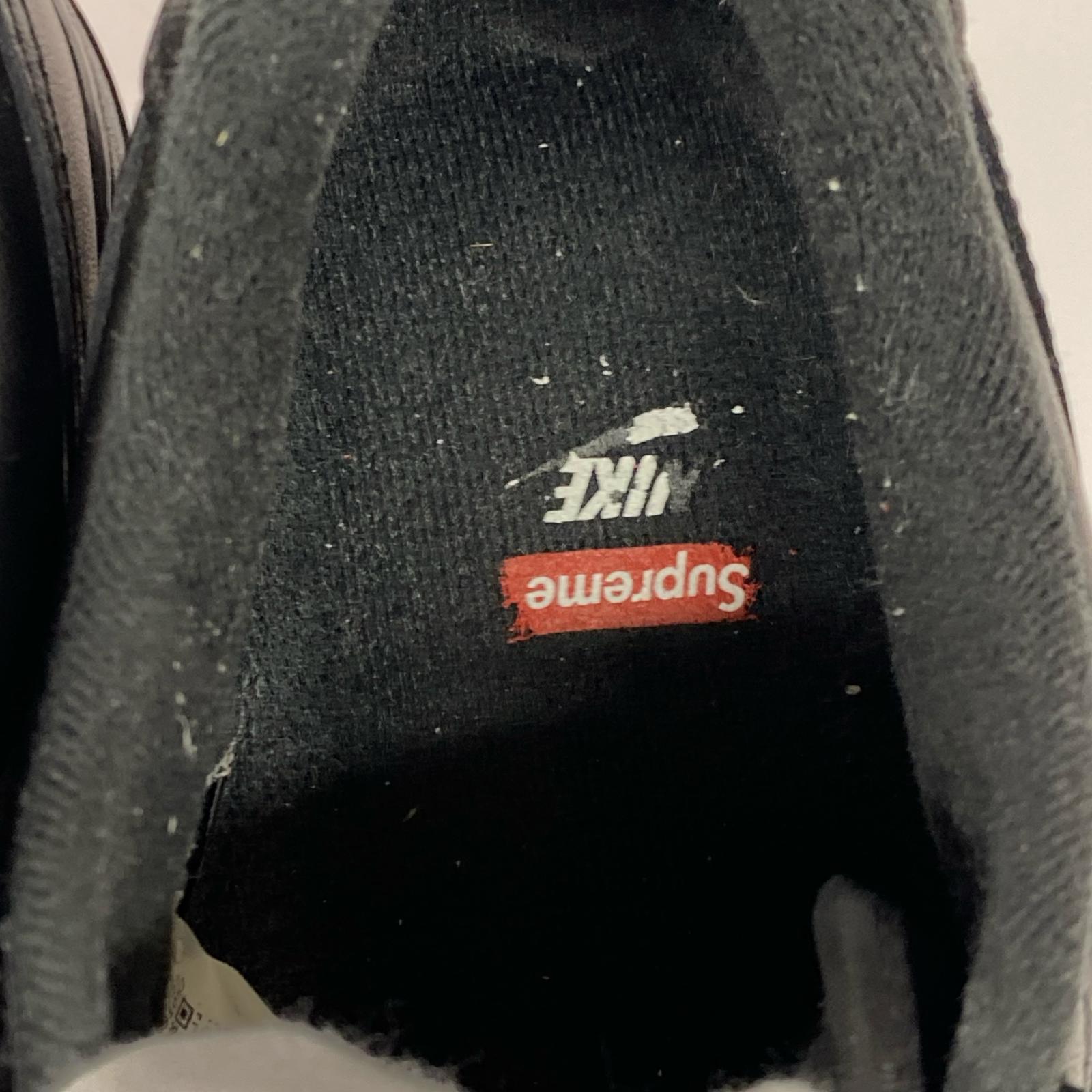 スニーカー SUPREME AIR FORCE 1LOW 27.0cm 27cm (US9 UK8 1/2 EU44) ブラック