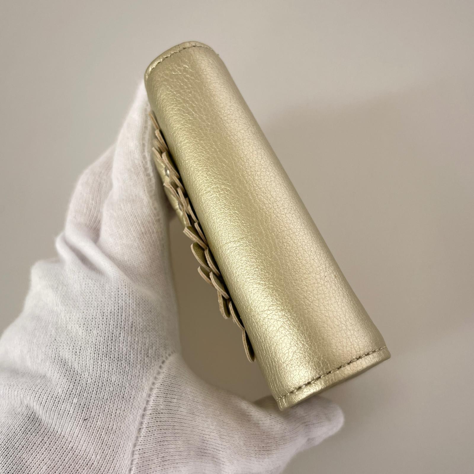 コンパクトウォレット ANTEPRIMA MAZZETTO マッチェット コンパクトウォレット シャンパンゴールド