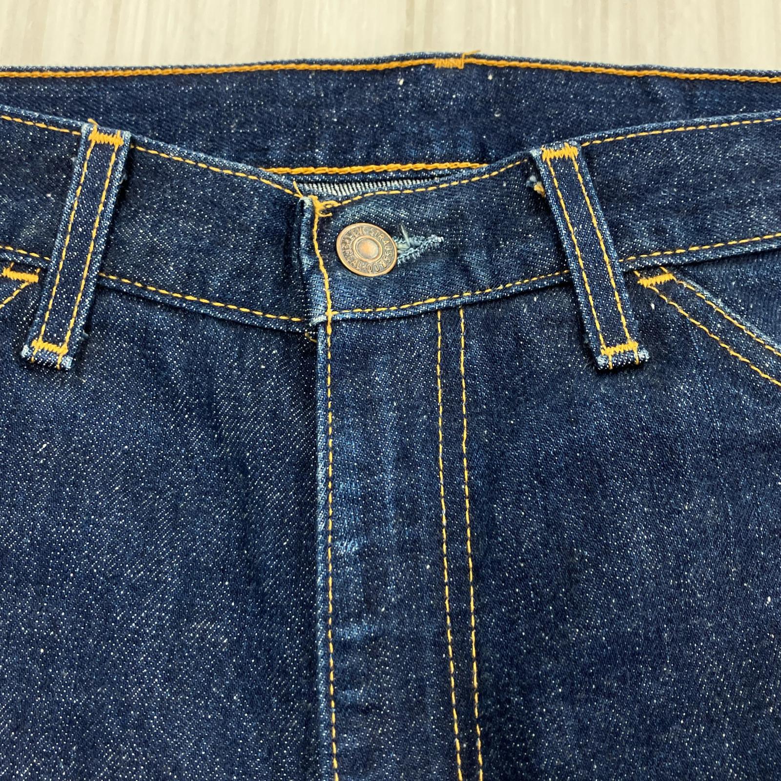 デニムパンツ 00s 646 オレンジタブ ベルボトム W30 L33 30 ネイビー