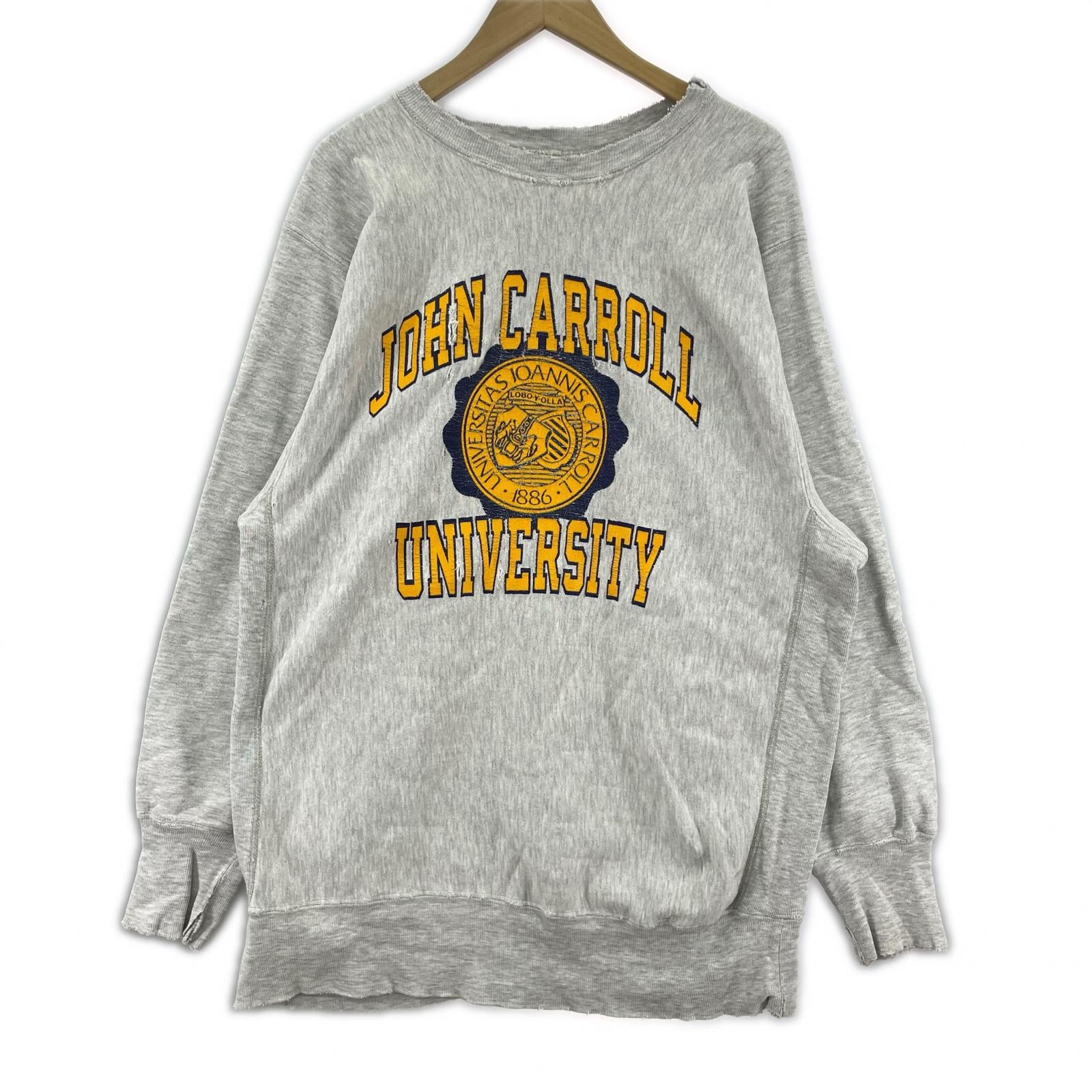 スウェット RW/90s/カレッジロゴ/XXL/グレー グレー