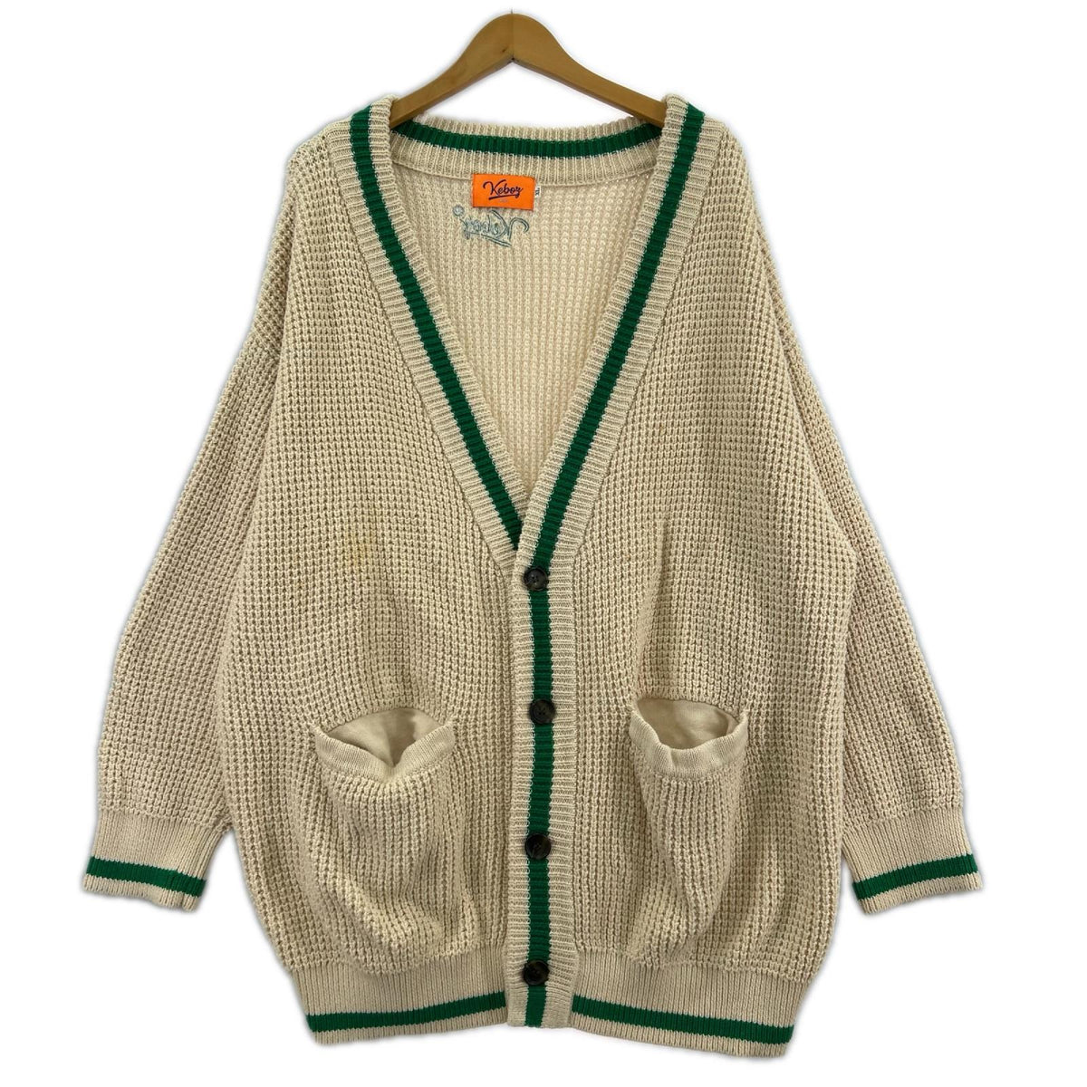 ジャケット ニットカーディガン ベージュ ベージュ