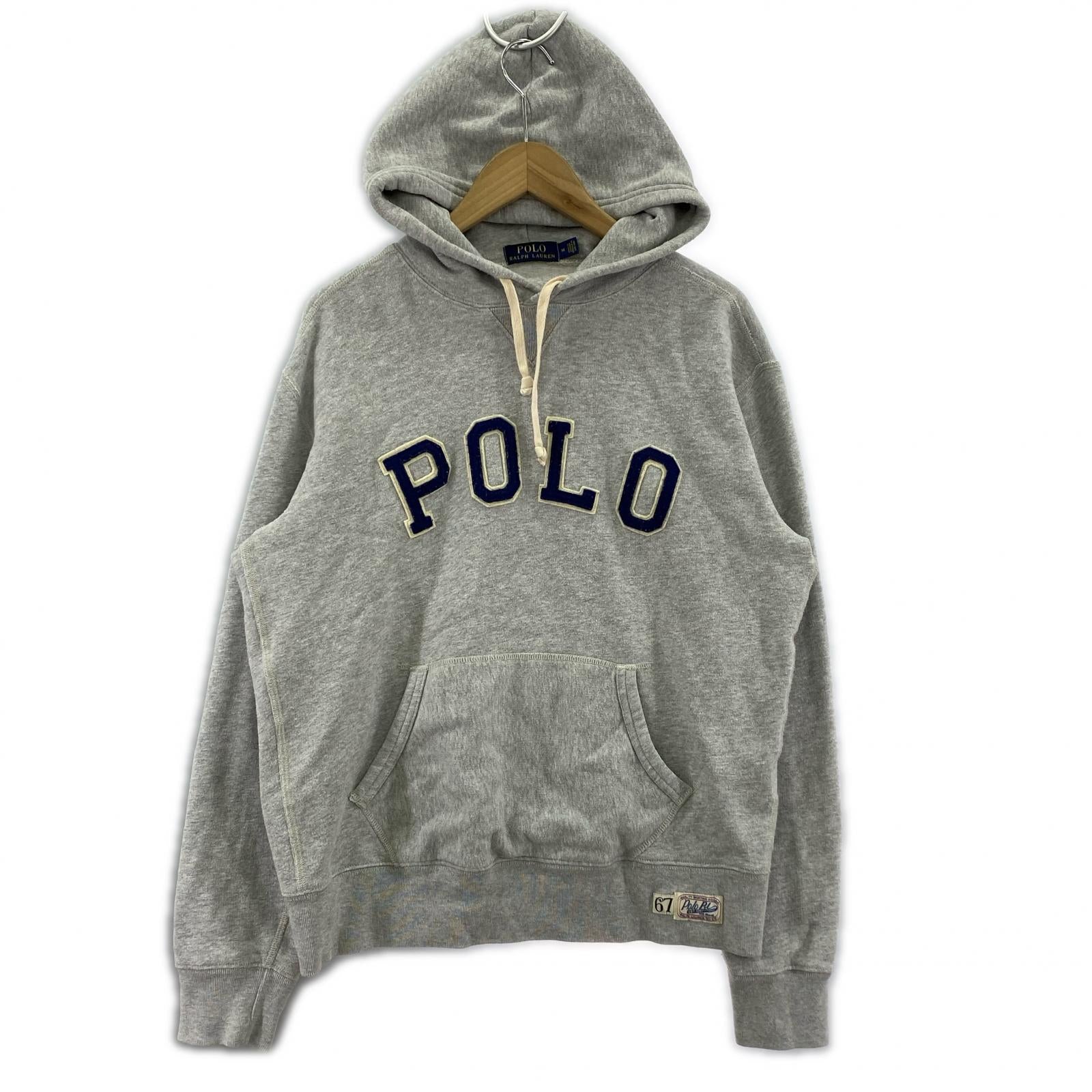 パーカー POLOロゴ グレー (M) M グレー