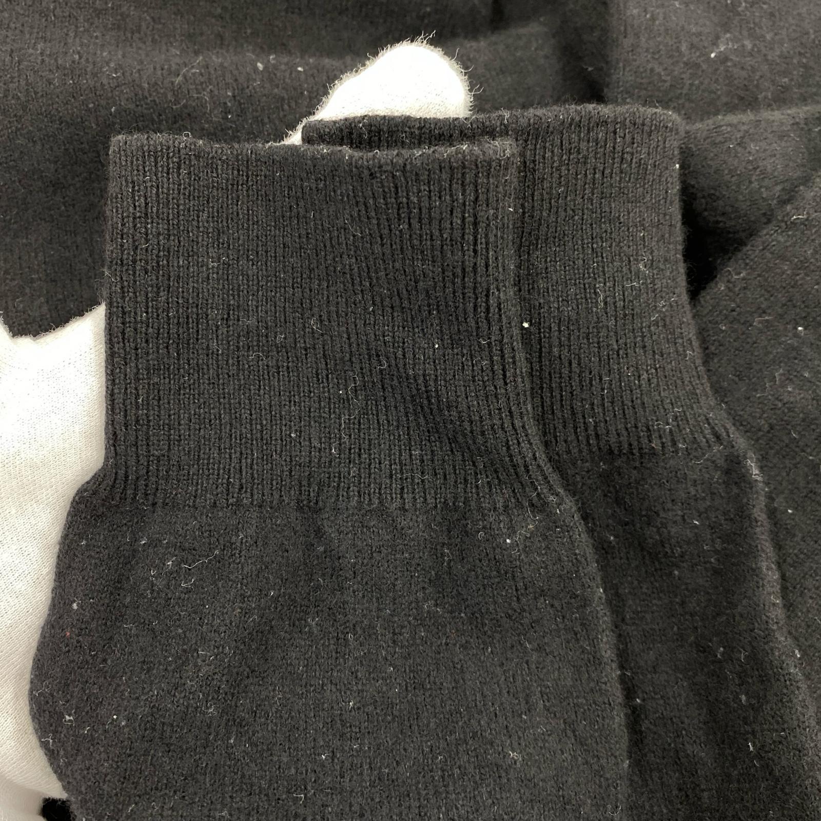 ニット 黒 (M) M ブラック