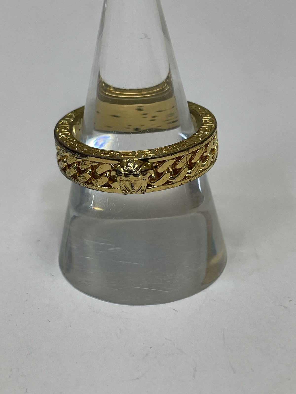VERSACE ゴールドチェーンバンドリング ＃22