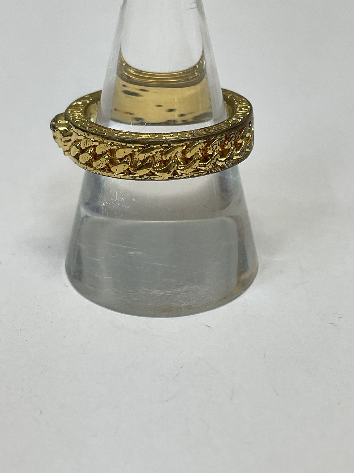VERSACE ゴールドチェーンバンドリング ＃22