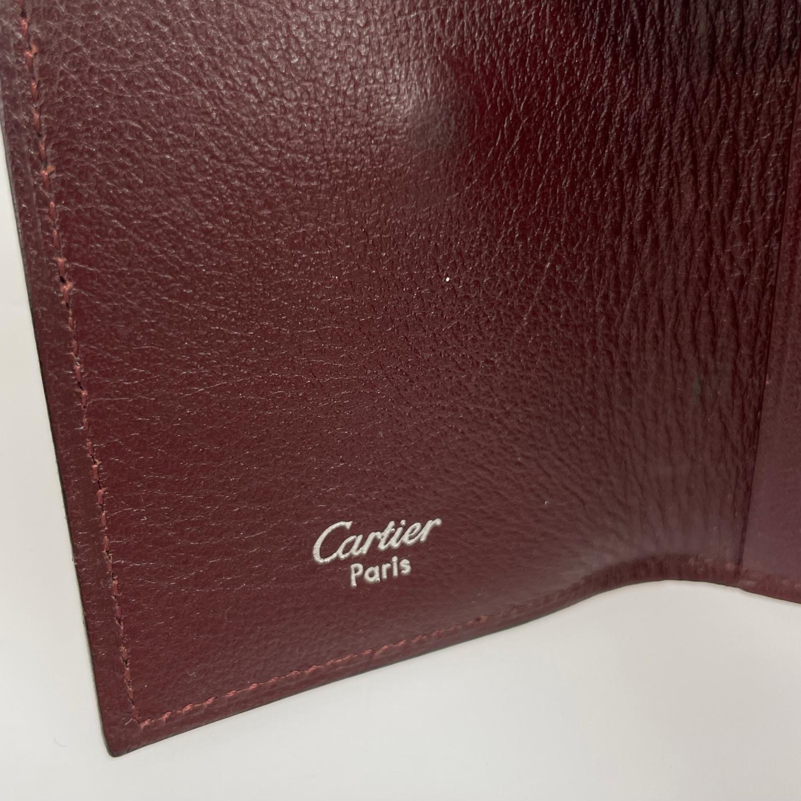 Cartier マストライン 6連キーケース ブラック