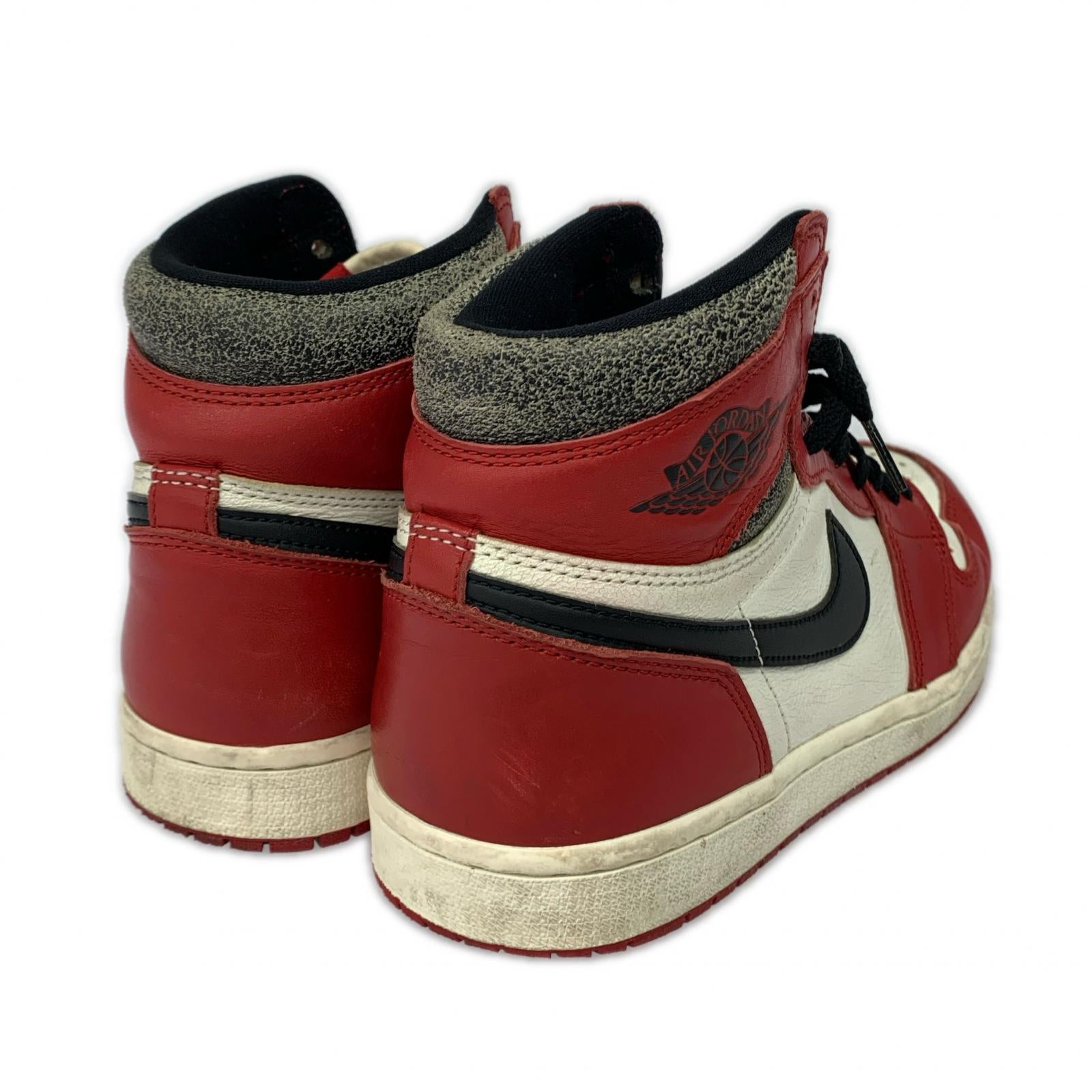 スニーカー AIR JORDAN 1 RETRO HIGH OG 赤白 (27.0) 27cm (US9 UK8 1/2 EU44)